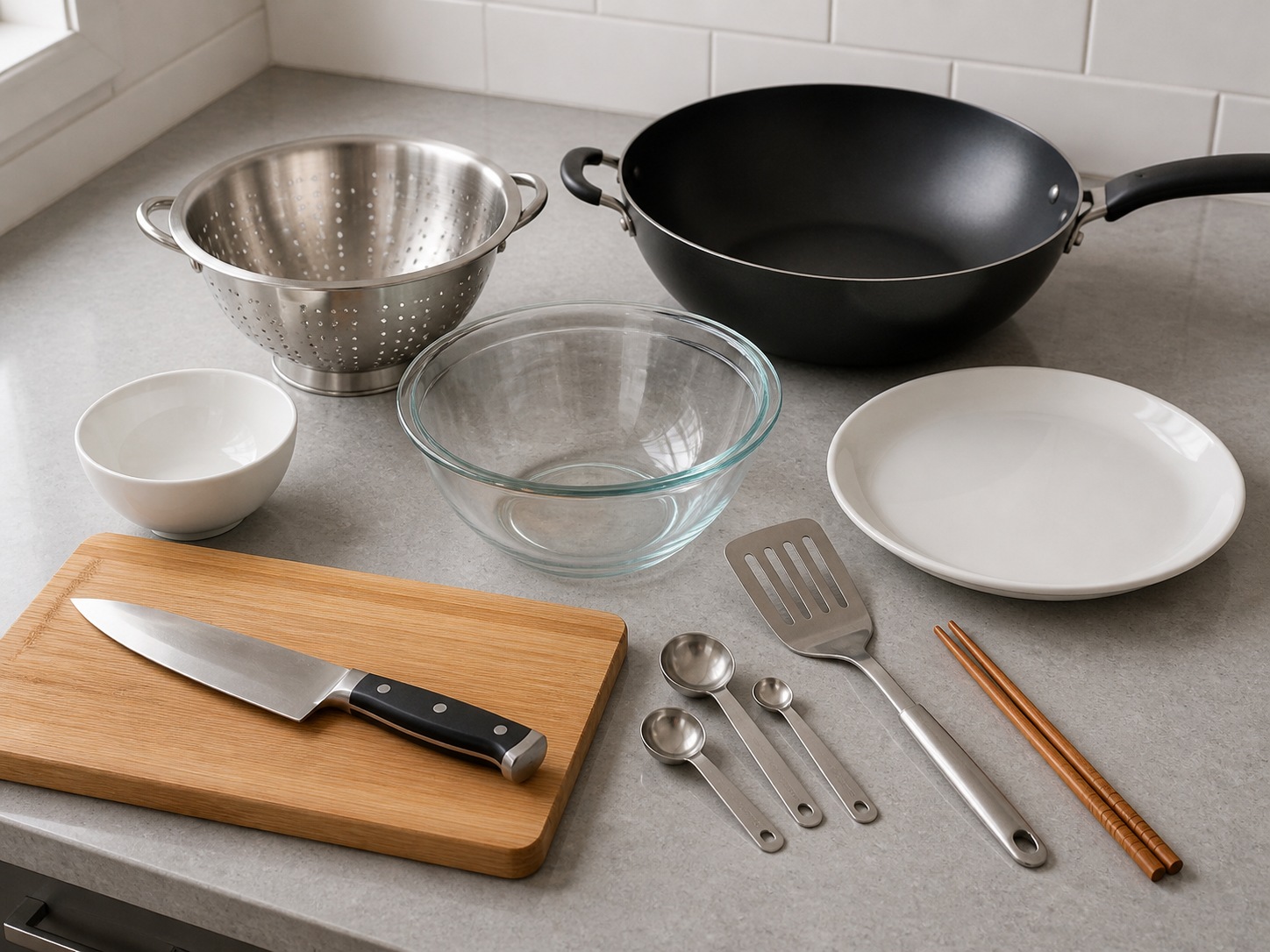 Yakisoba ala Jepang required home-kitchen tools