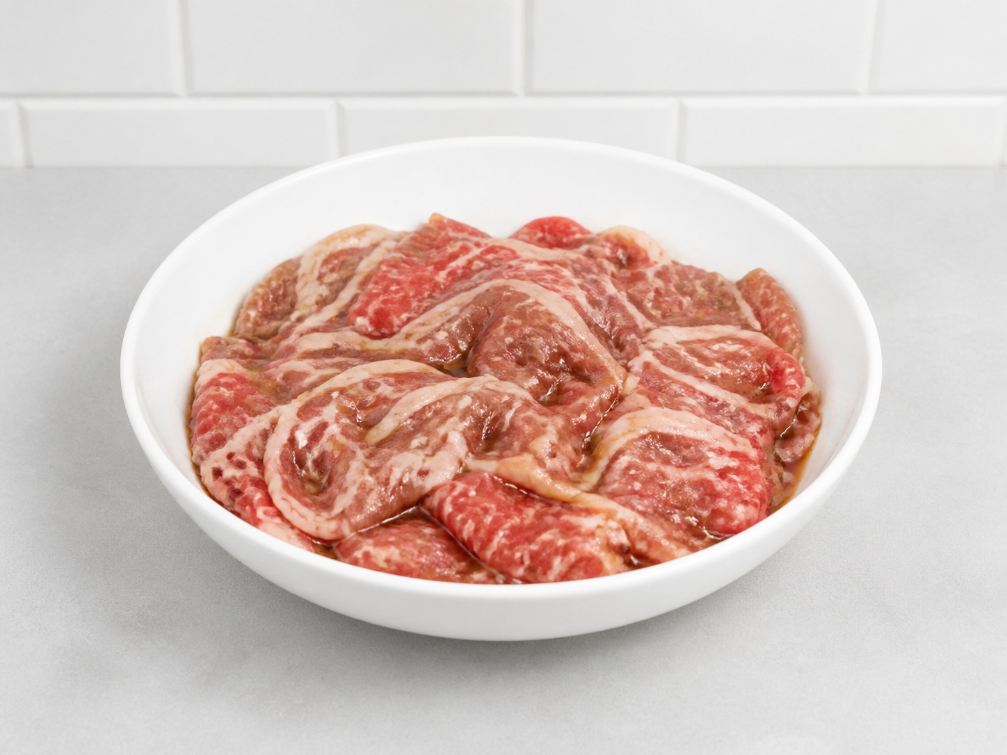 Korean Beef Bulgogi — Coat beef