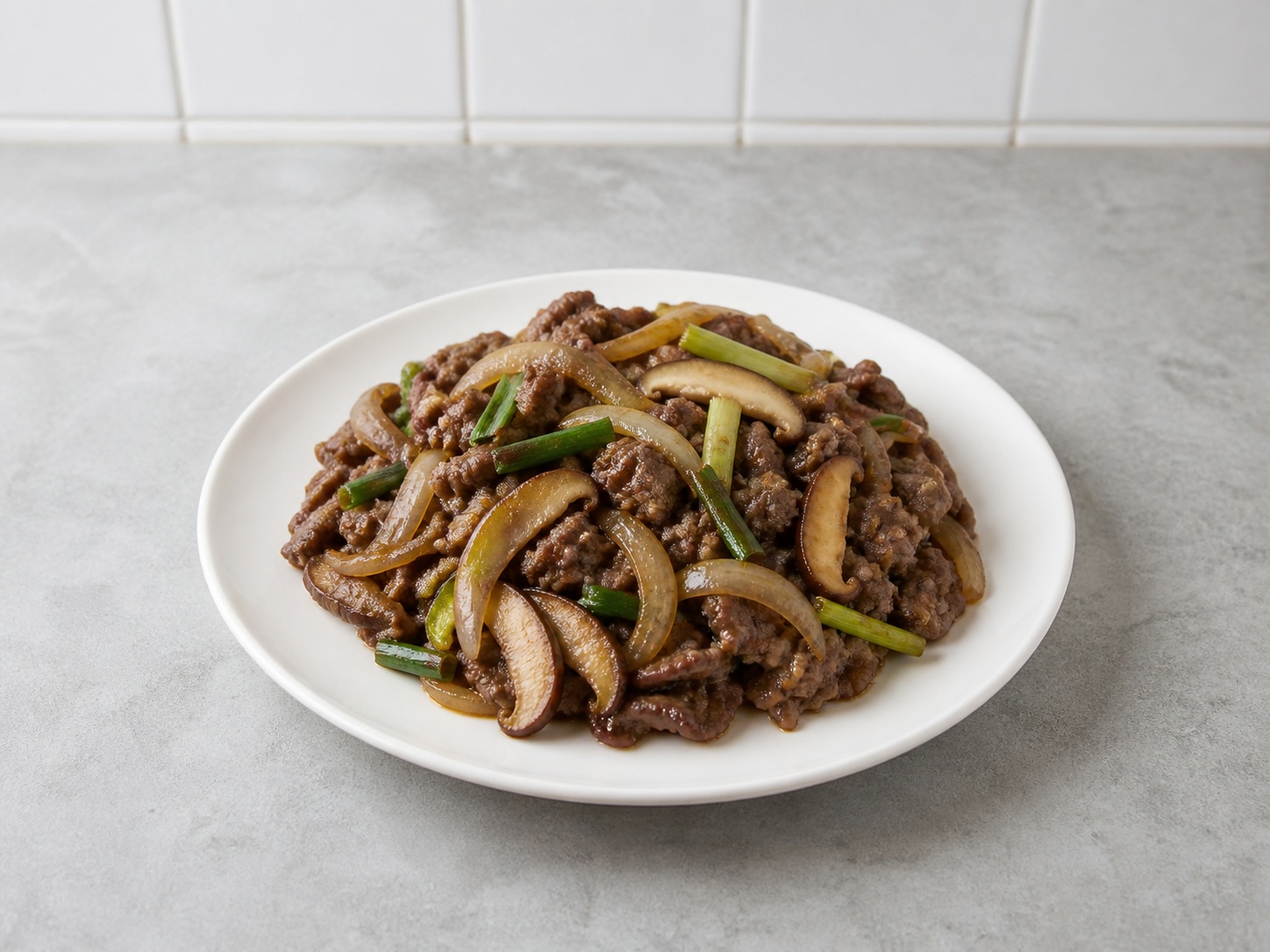 Korean Beef Bulgogi — Finish and serve