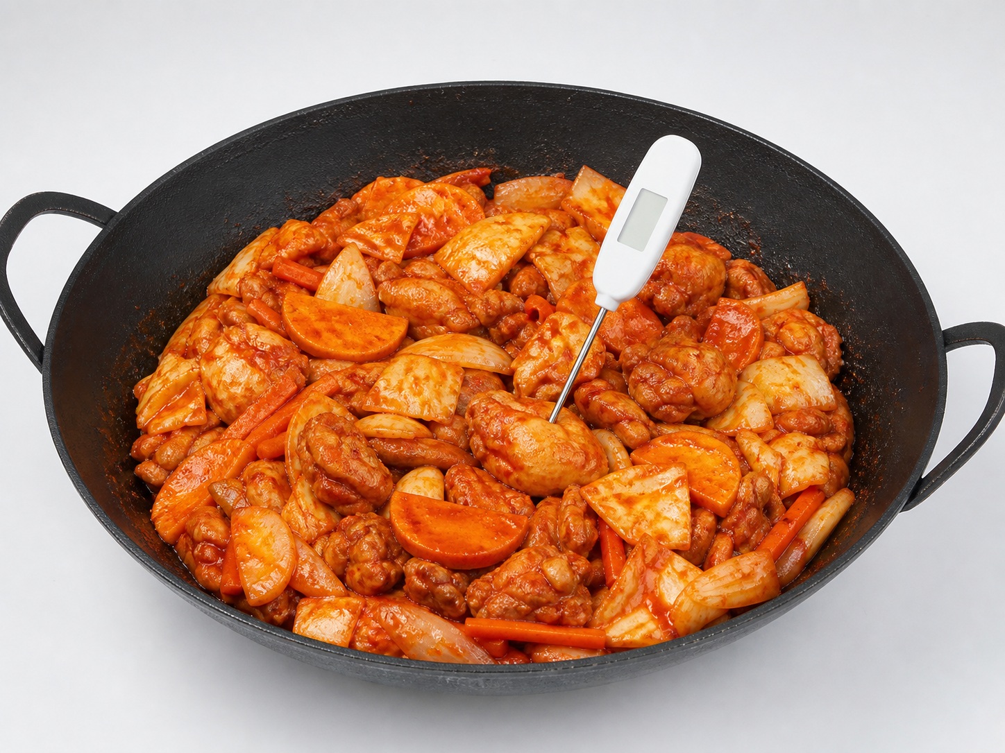 Korean Spicy Stir-Fried Chicken — Check 75°C