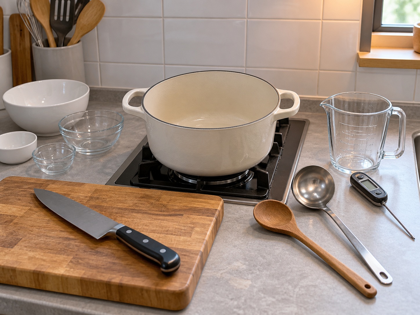 Korean Chicken Dakjuk — tools