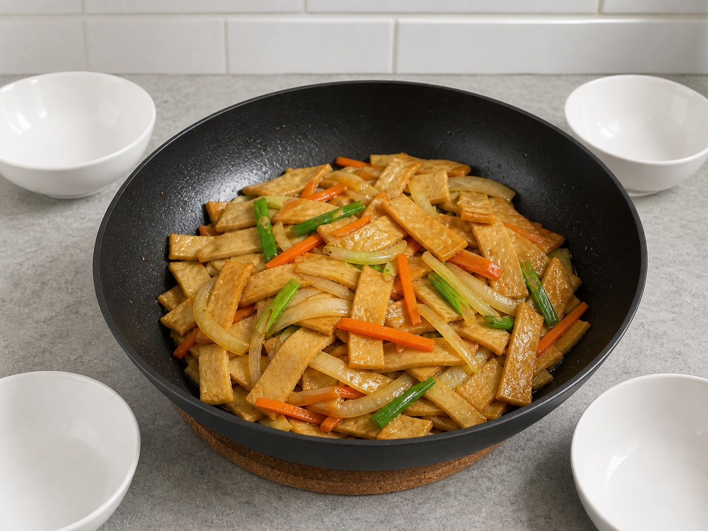 Tumis Eomuk Korea finished dish