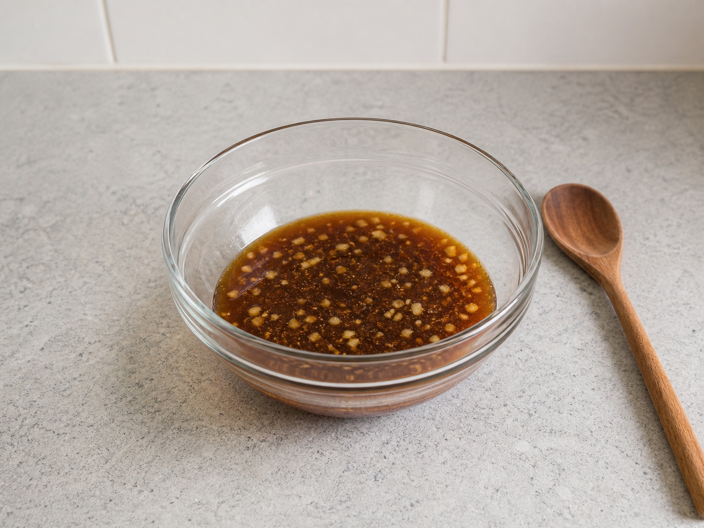 Korean Soy-Braised Potatoes — Mix sauce