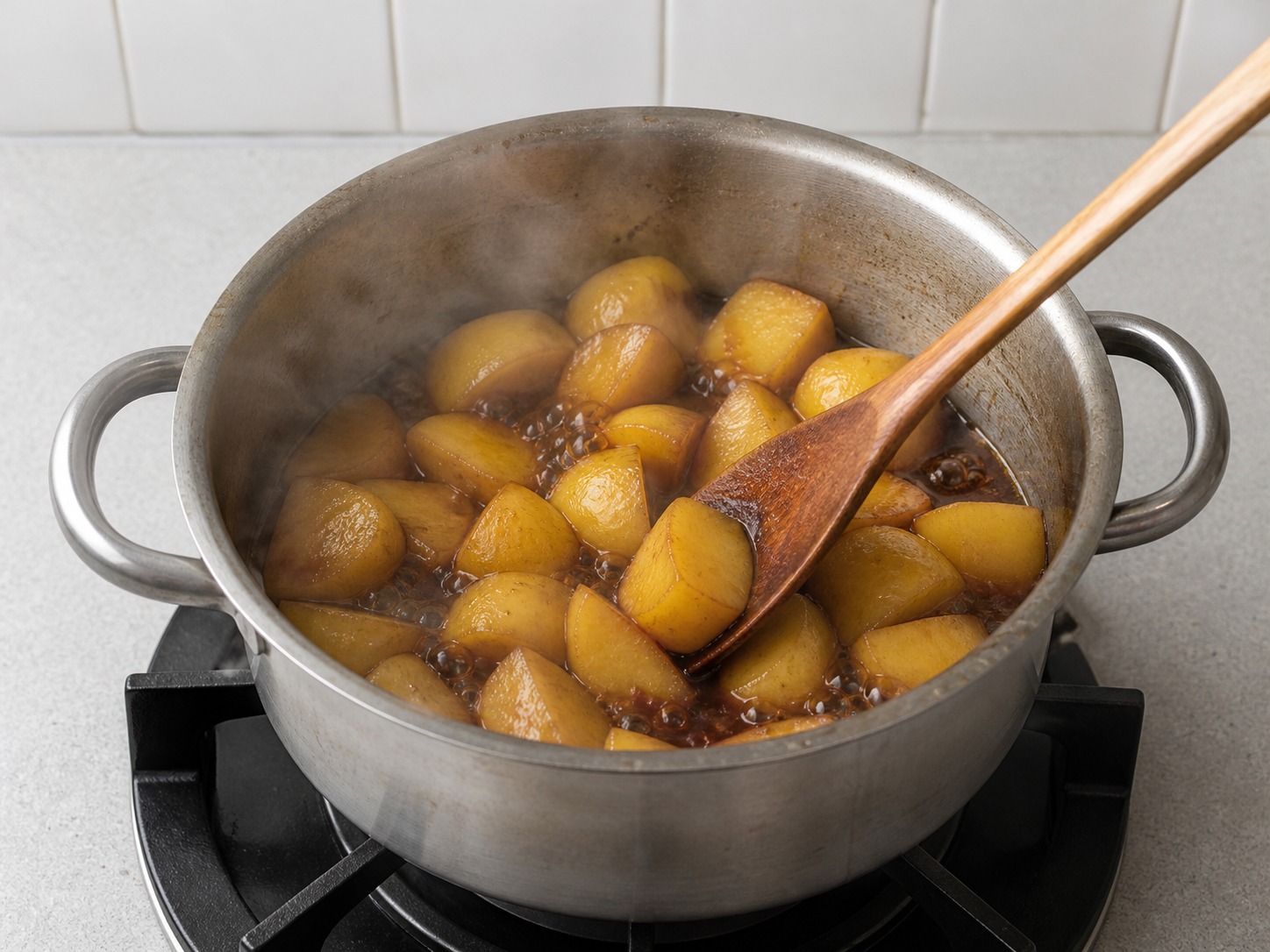 Korean Soy-Braised Potatoes — Turn potatoes