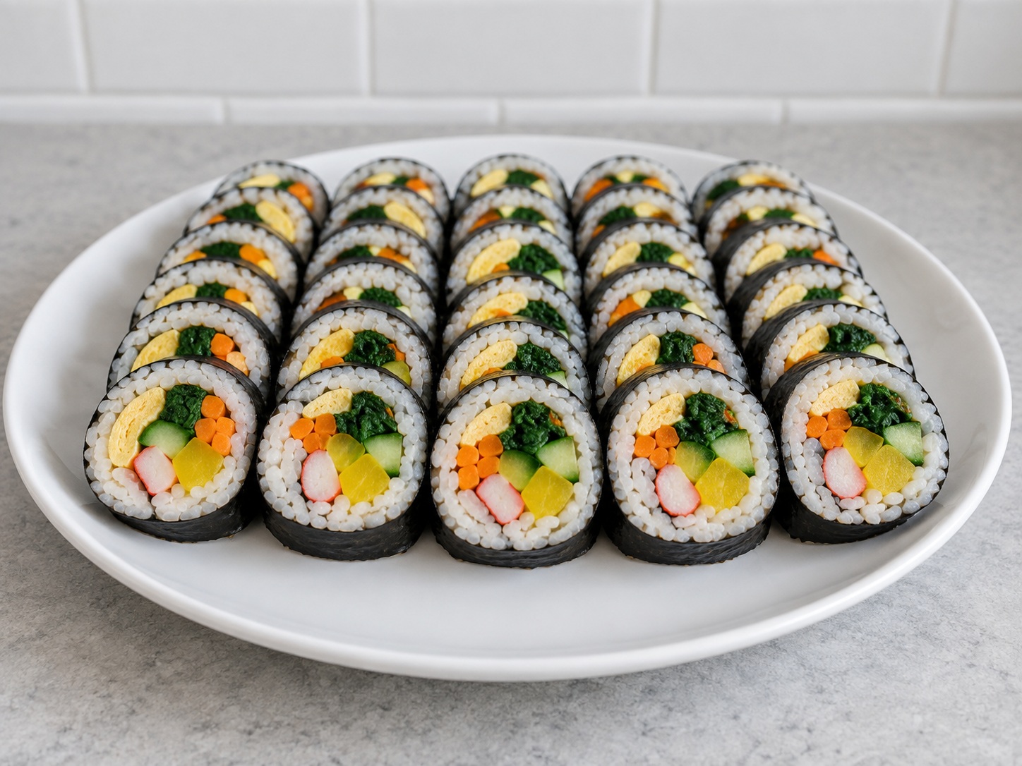 Korean Gimbap — natapos na ulam
