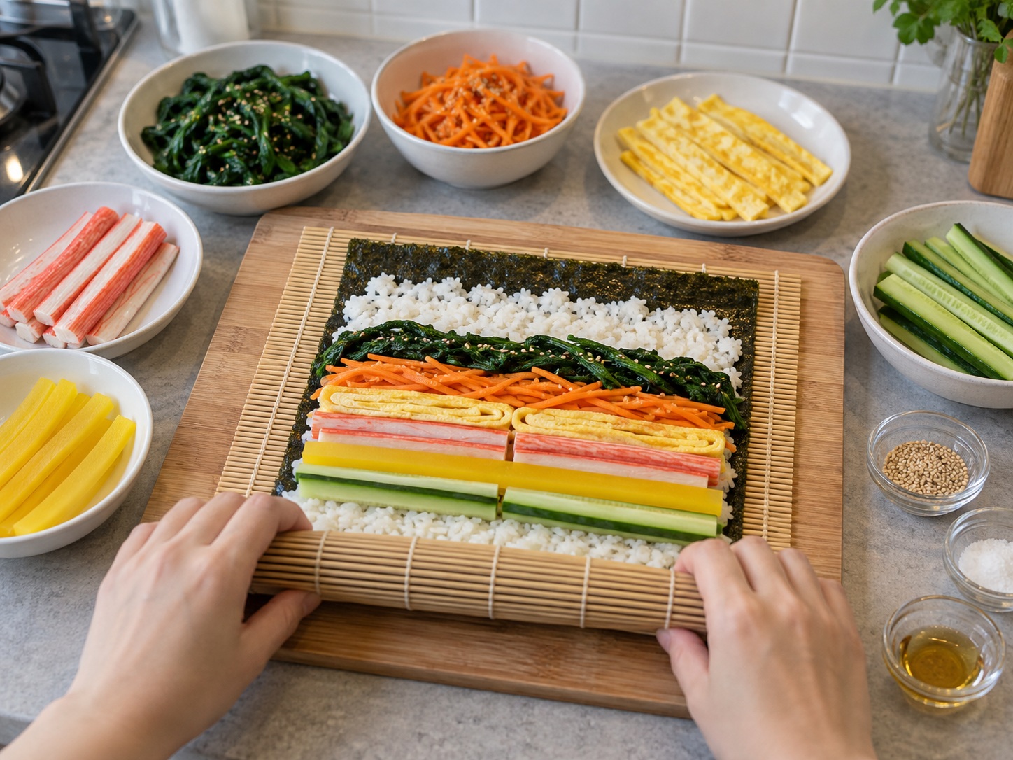 Korean Gimbap — Ipatong-patong pipino