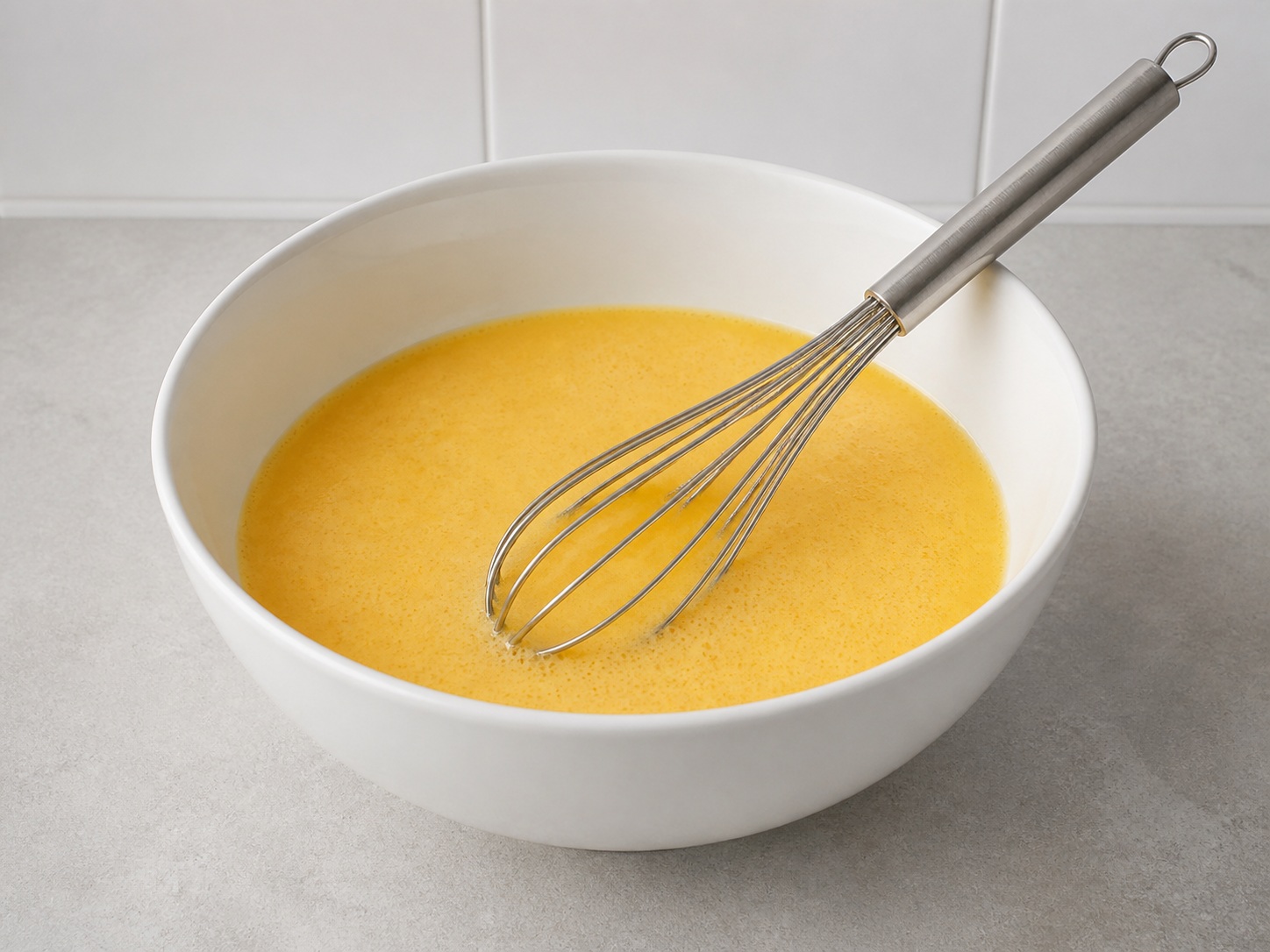 Korean Earthenware Steamed Egg — Whisk smooth