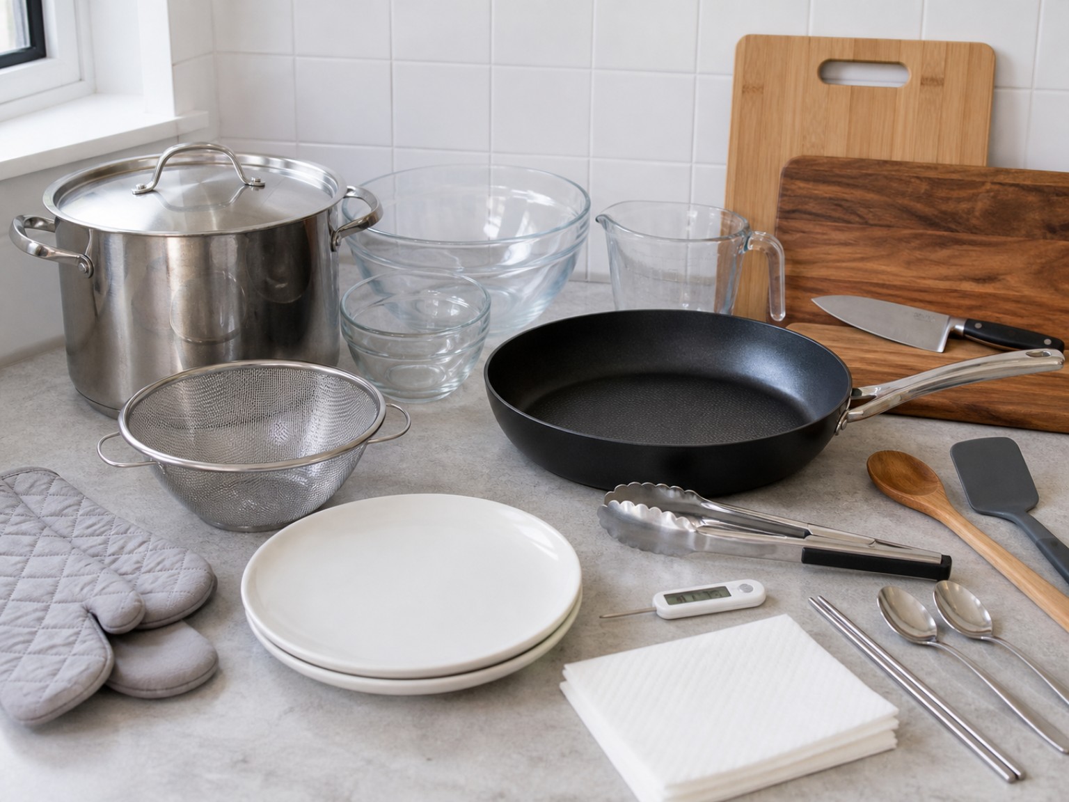 韓式雜菜炒粉絲所需工具總覽