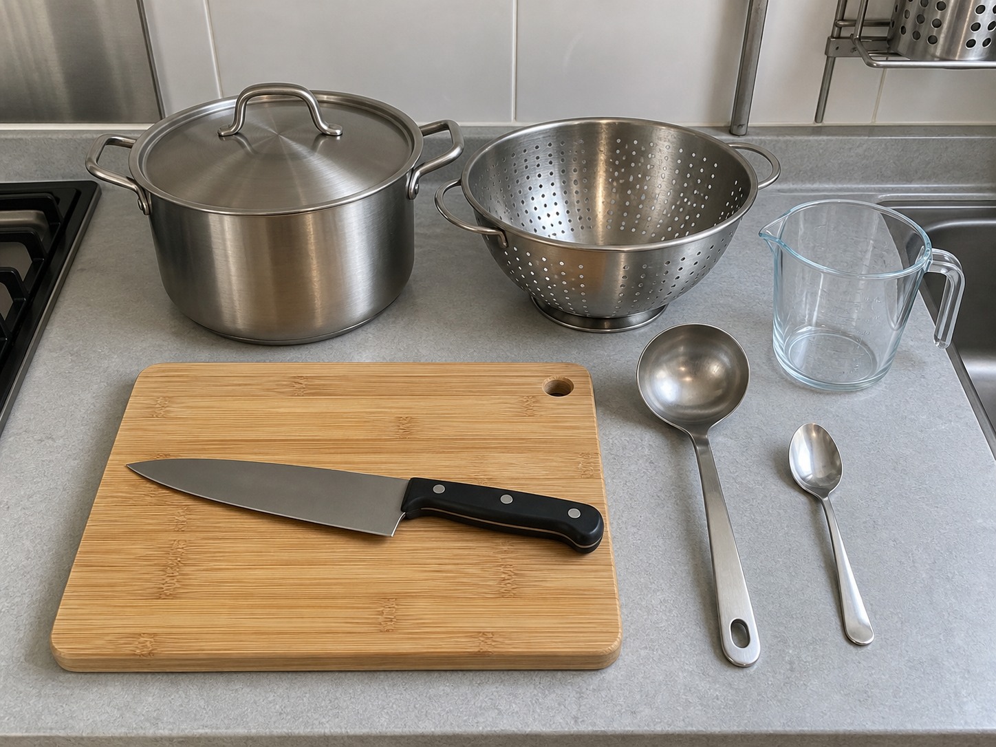 Korean Soybean Sprout Soup — tools