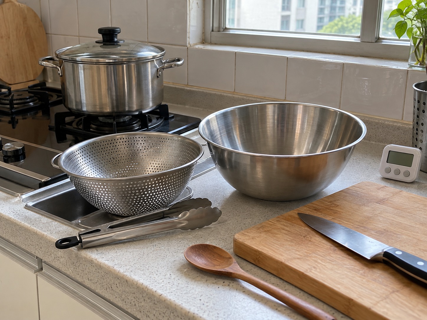 韓式麻油拌大豆芽 — 工具