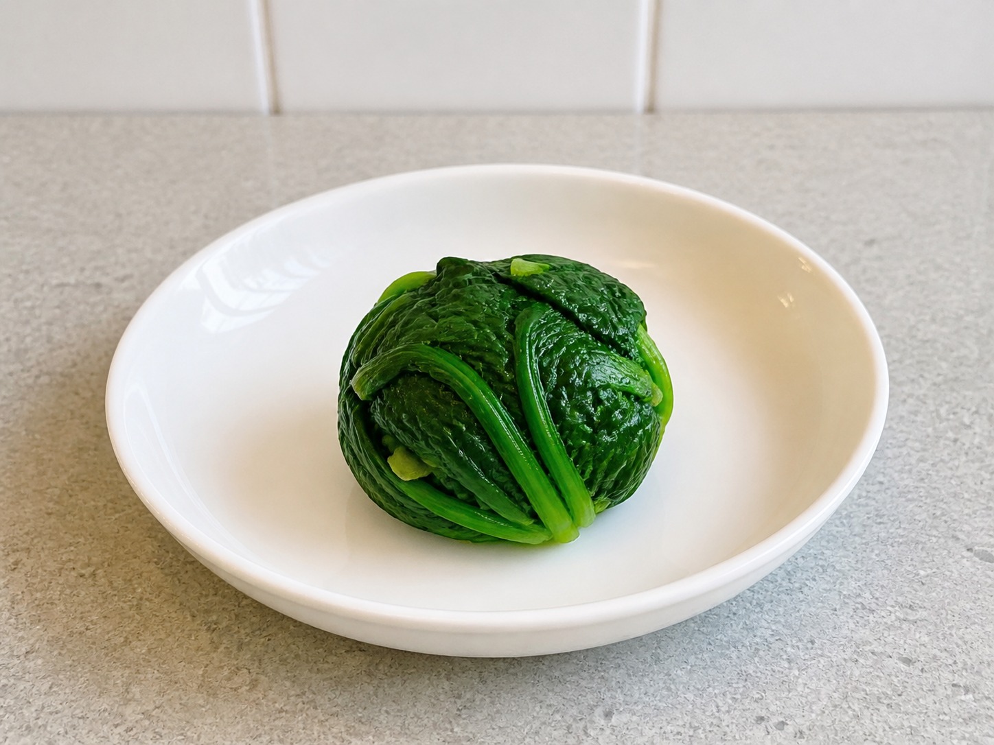 Korean Seasoned Spinach — Squeeze dry