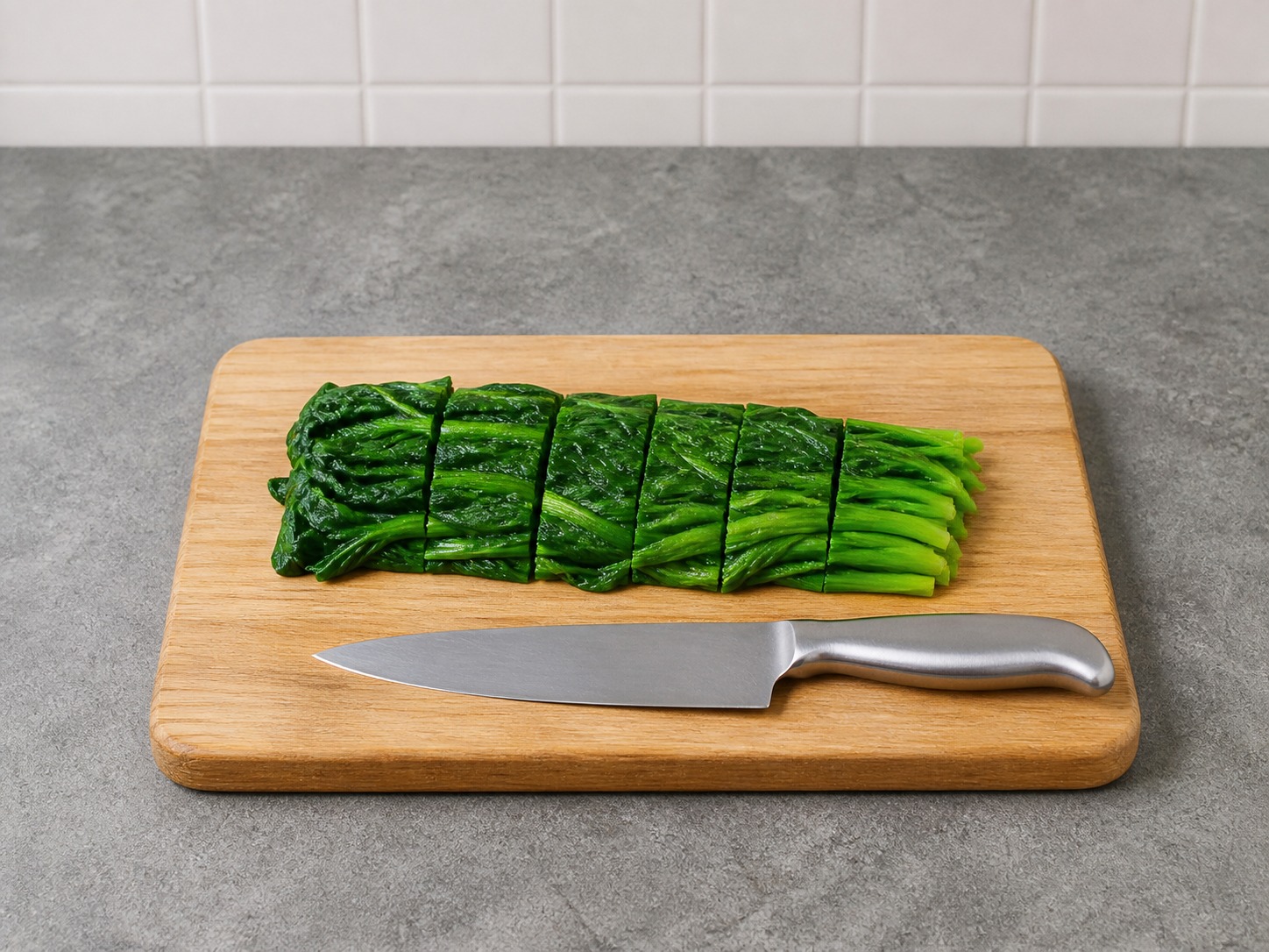 Korean Seasoned Spinach — Cut lengths