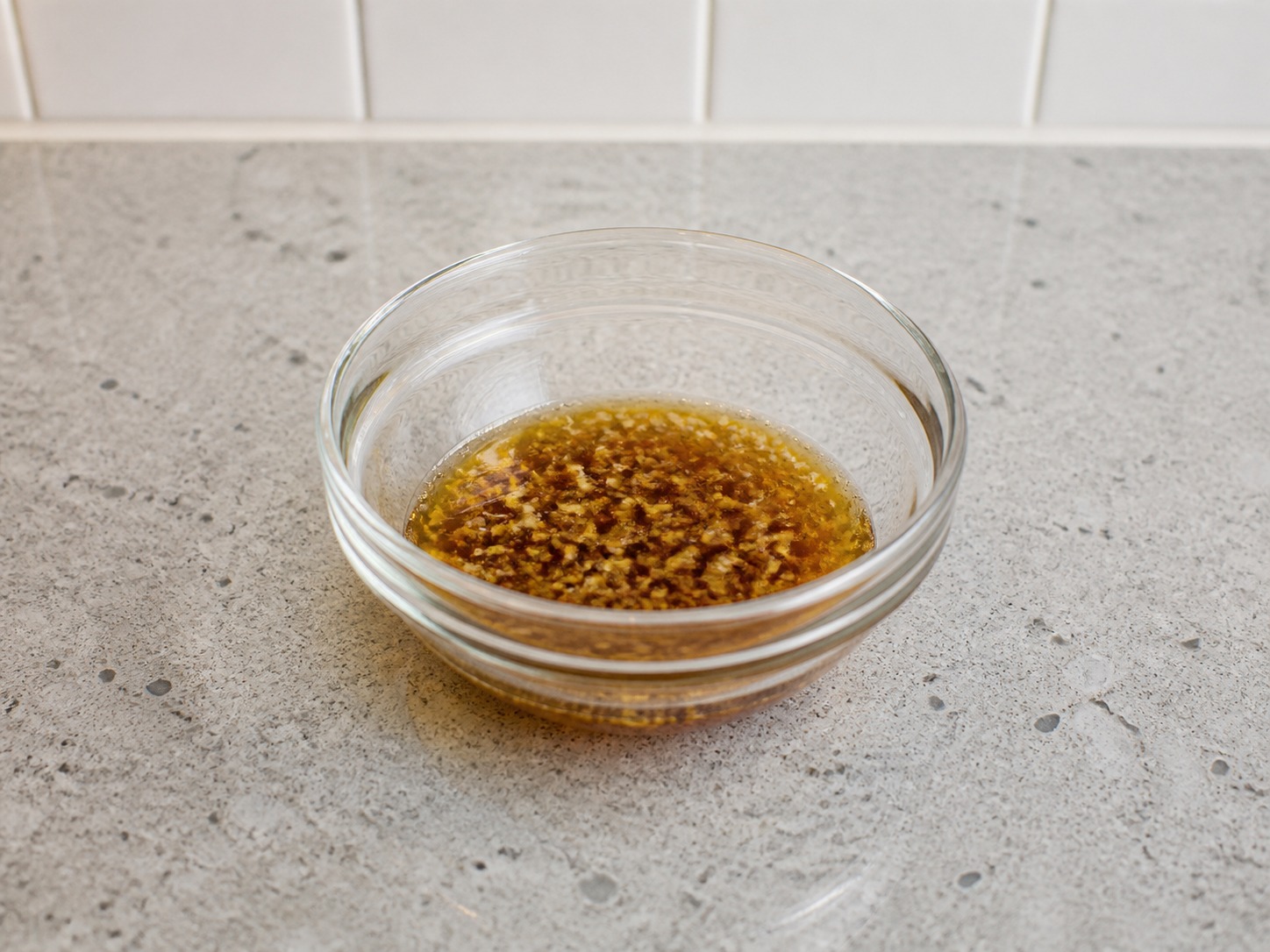 Korean Seasoned Spinach — Mix dressing