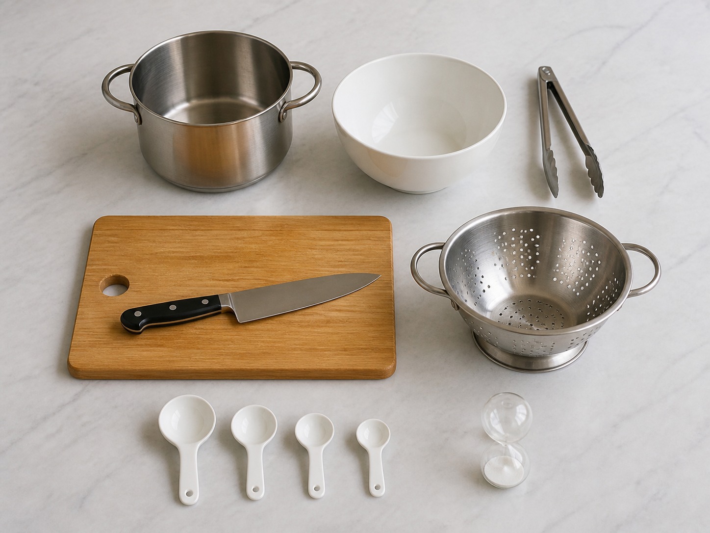 Korean Seasoned Spinach — tools overview