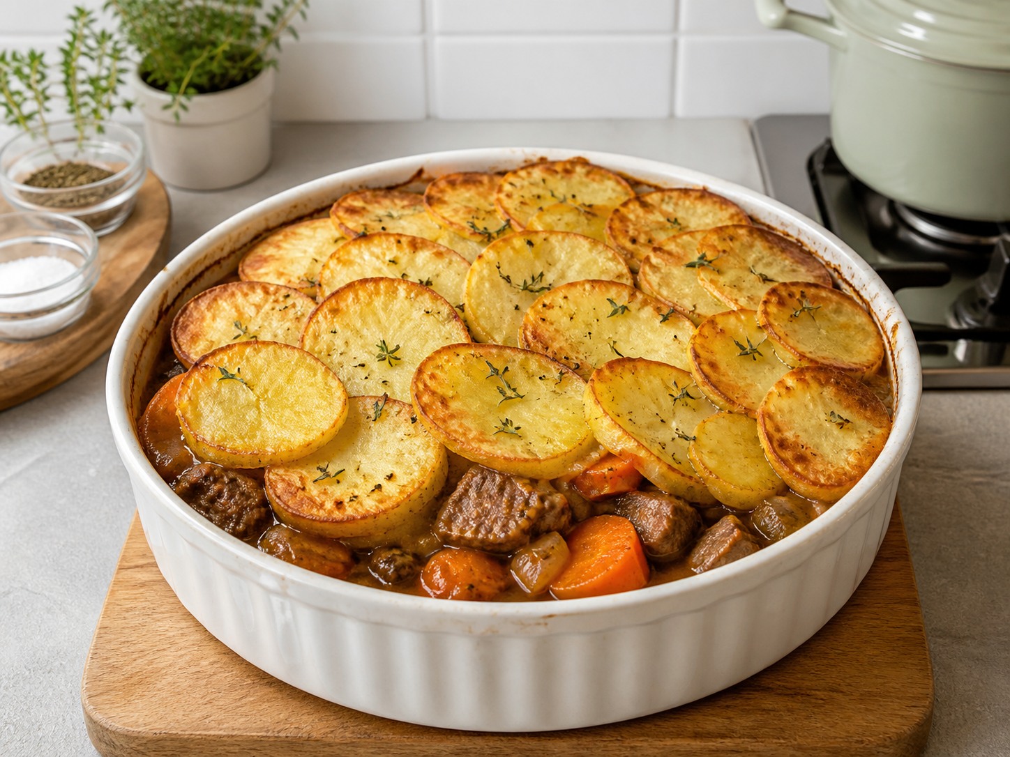 Hotpot Domba Lancashire — hidangan jadi