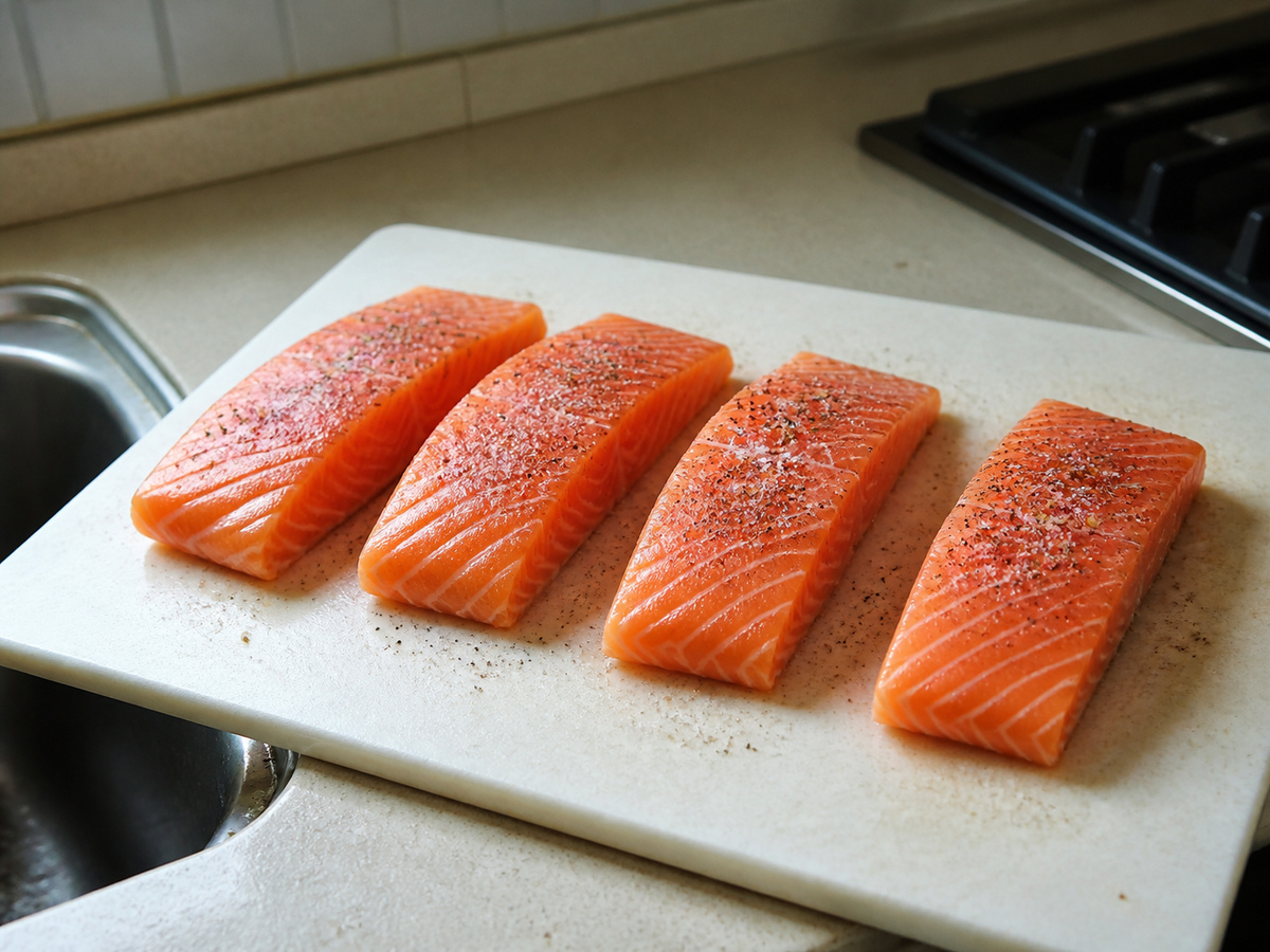 Lemon-Dill Salmon at Potato Salad: Timplahan