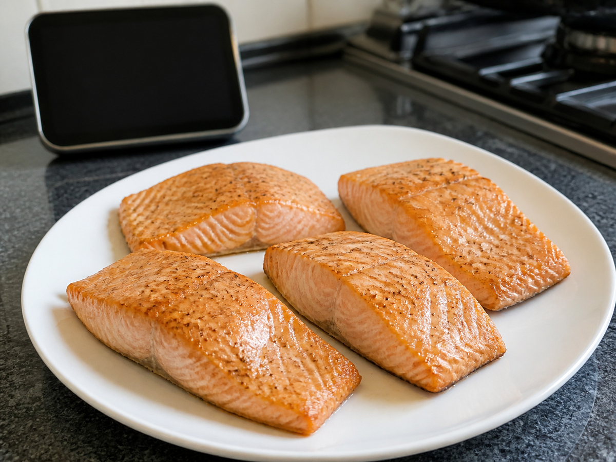 Lemon-Dill Salmon at Potato Salad: Ipahinga