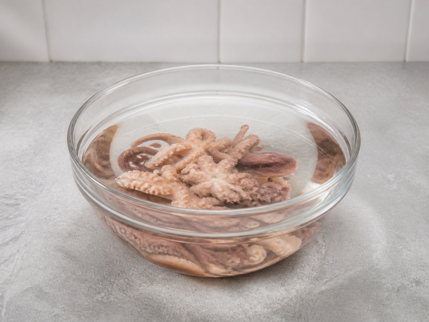 Lotus Root, Dried Octopus and Pork Bone Soup — Soak dried octopus