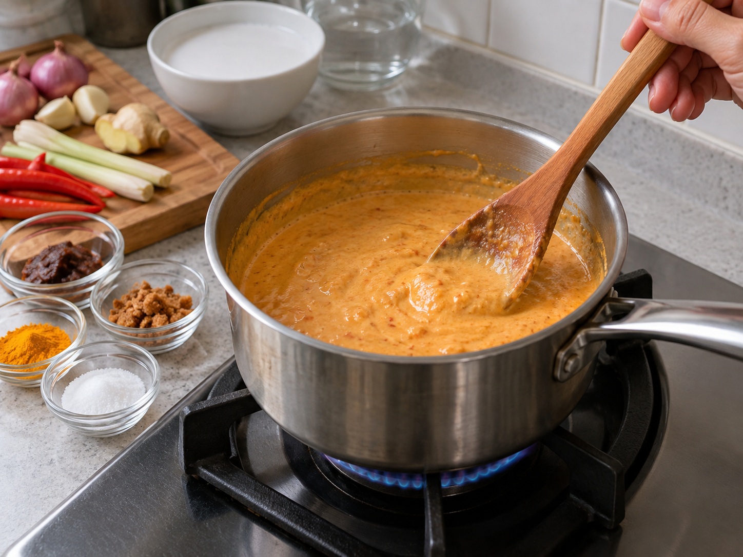 Ayam Percik Malaysia — Masak saus santan