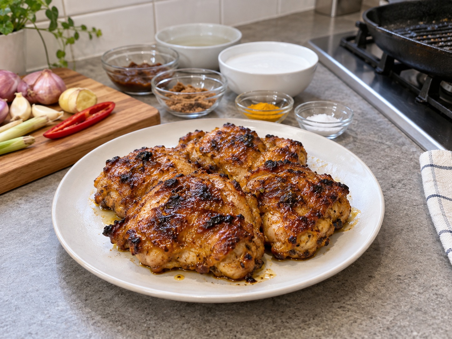 Ayam Percik Malaysia — Istirahatkan sebentar