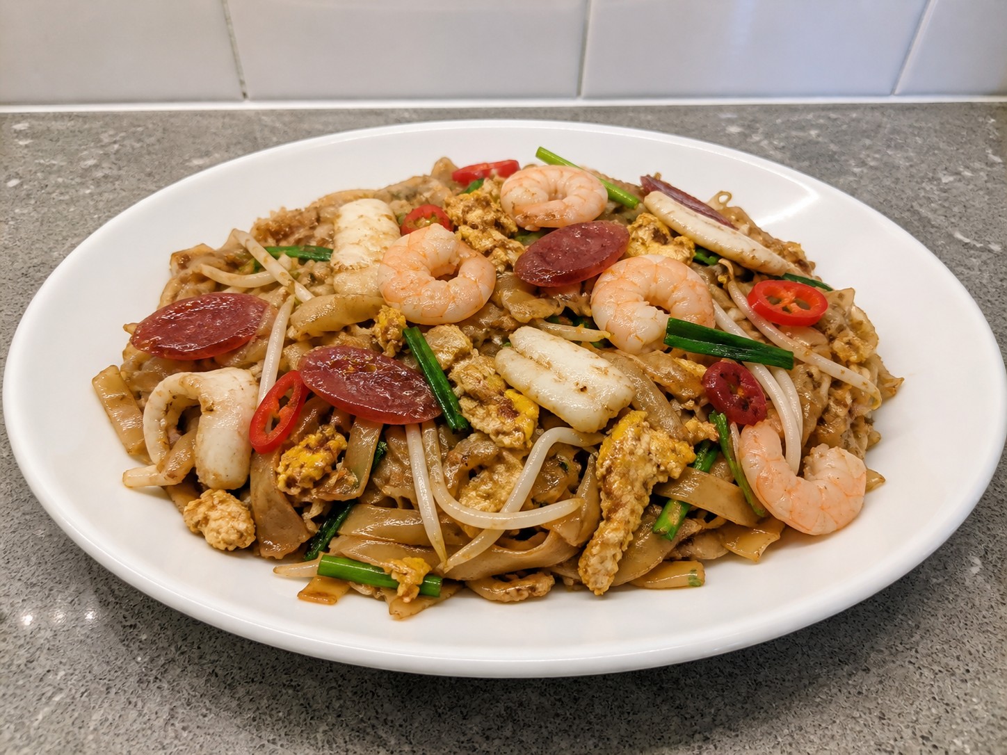 馬來炒貴刁完成圖|Malaysian Char Kway Teow