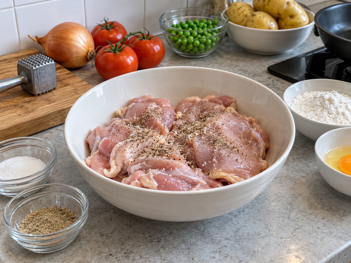Chicken Chop Hainan Malaysia — Bumbui ayam lima belas menit
