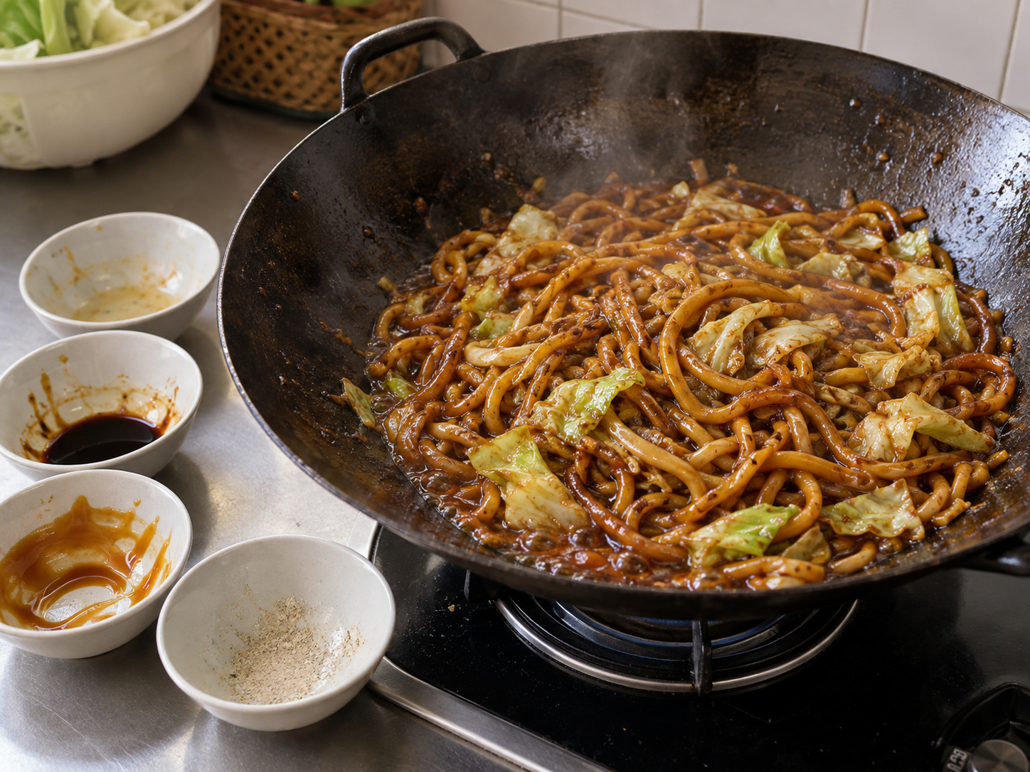 Mi Hokkien Malaysia — 8. Tuang kaldu