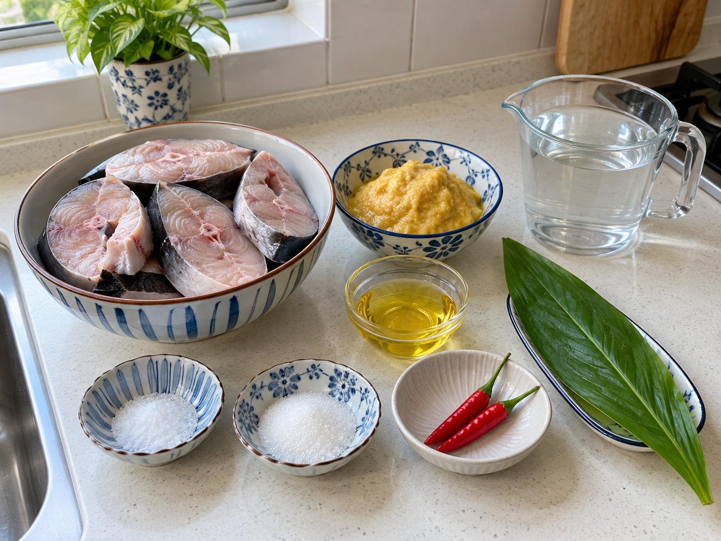 馬來西亞發酵榴槤巴丁魚 Ikan Patin Tempoyak — 材料