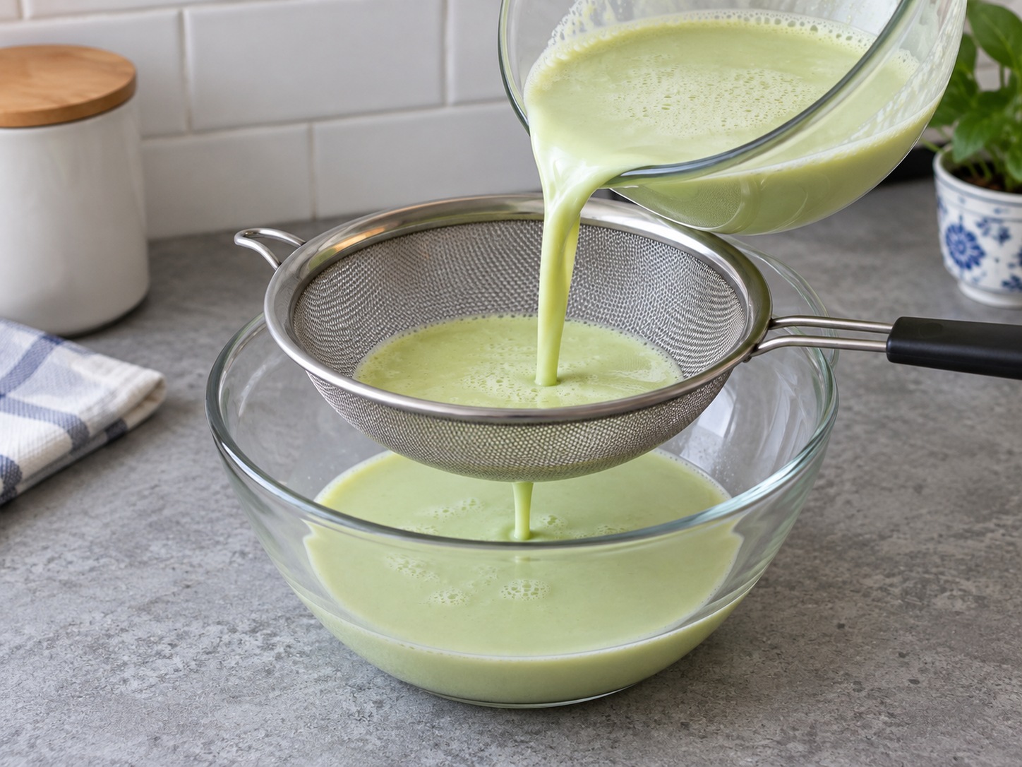 Malaysian Pandan Coconut Kuih Seri Muka — Sieve custard