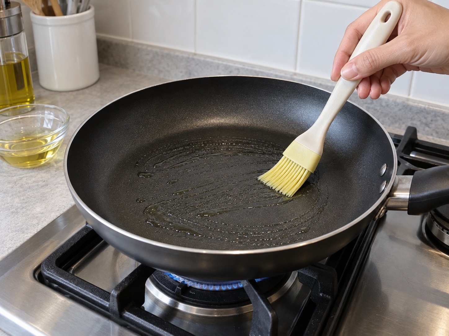 馬來西亞網狀薄餅 Roti Jala — 熱鑊薄掃油