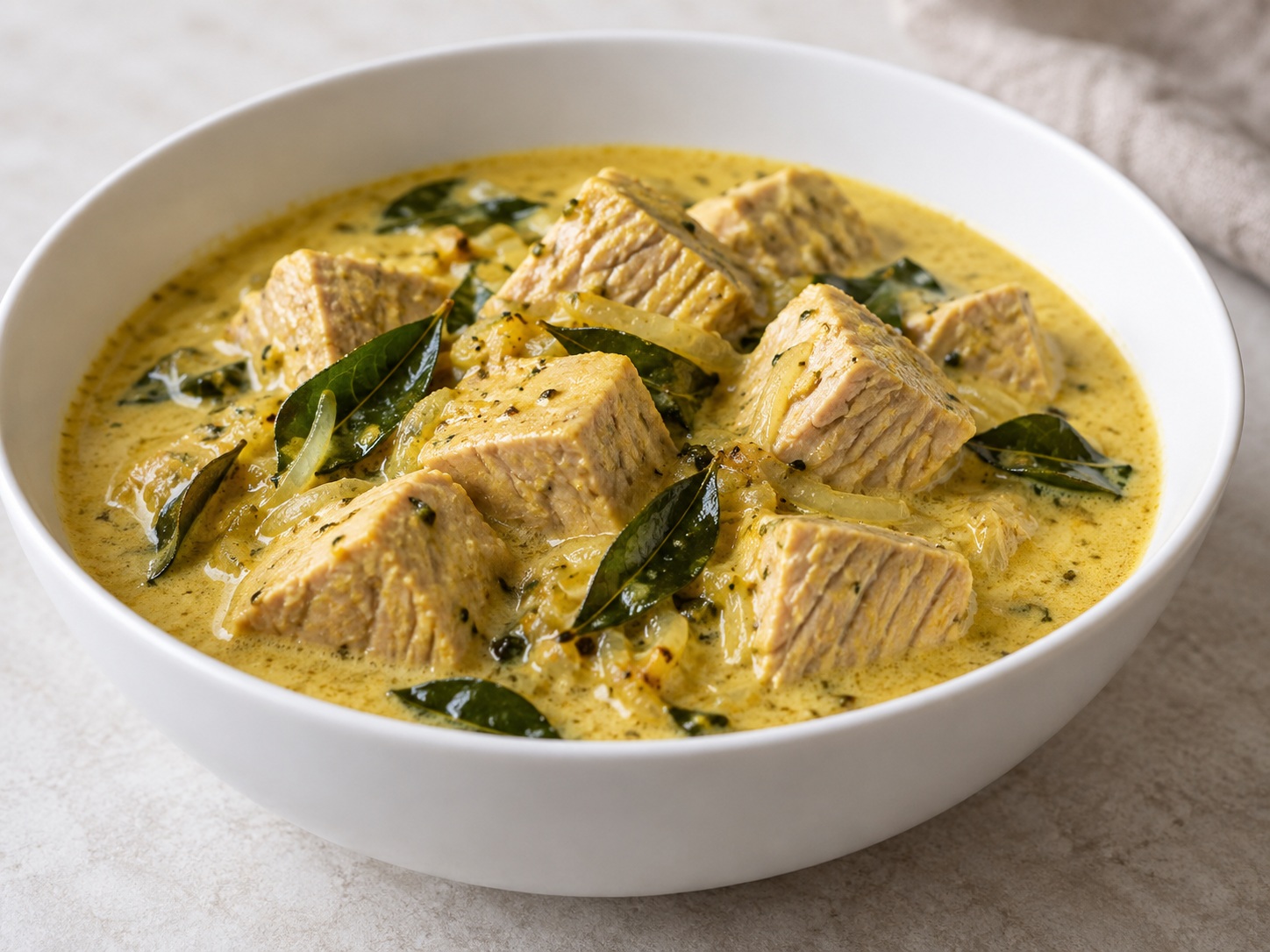 Maldivian Tuna Coconut Curry — natapos na ulam