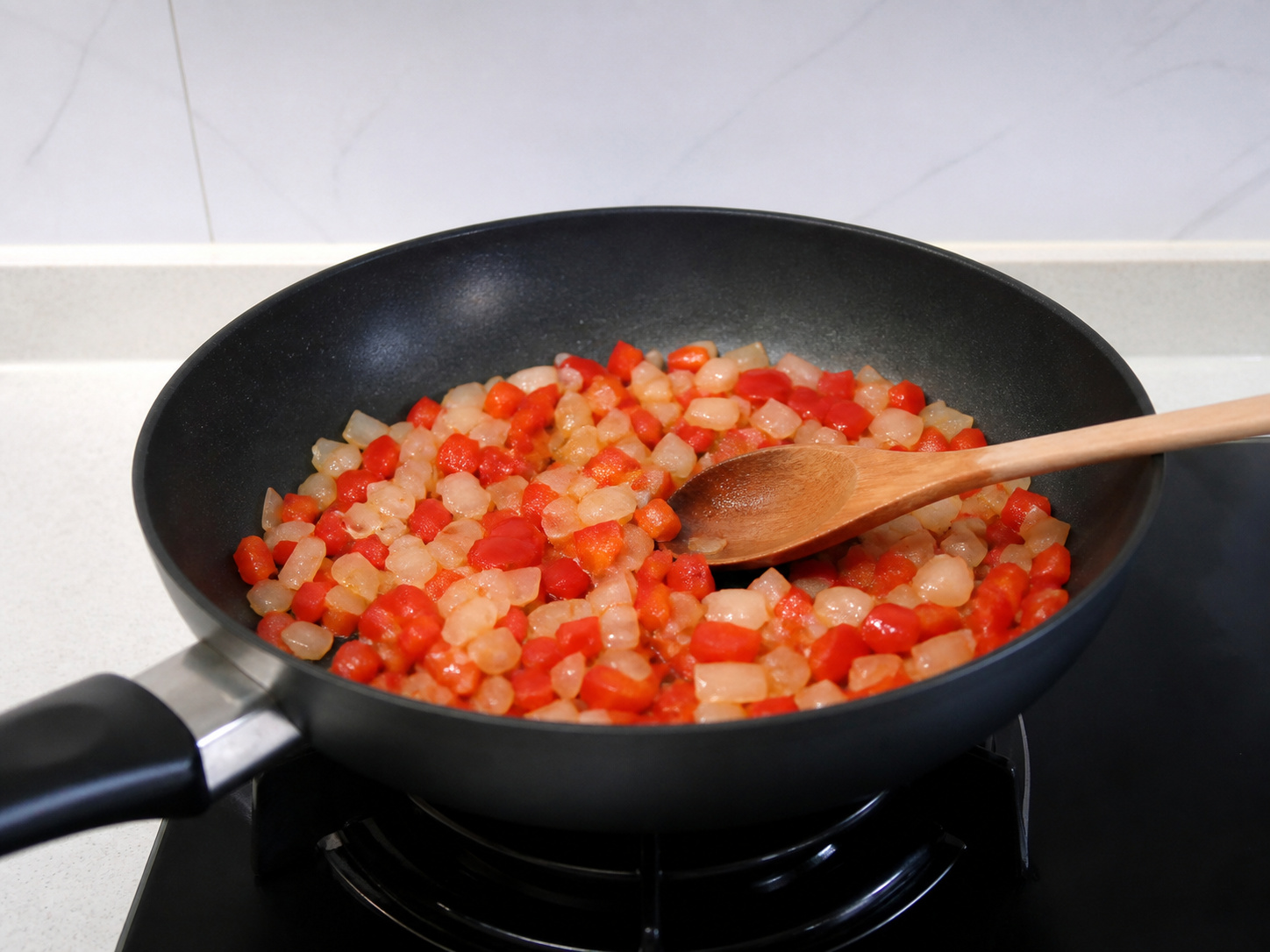 Mediterranean Shakshuka: Sauté