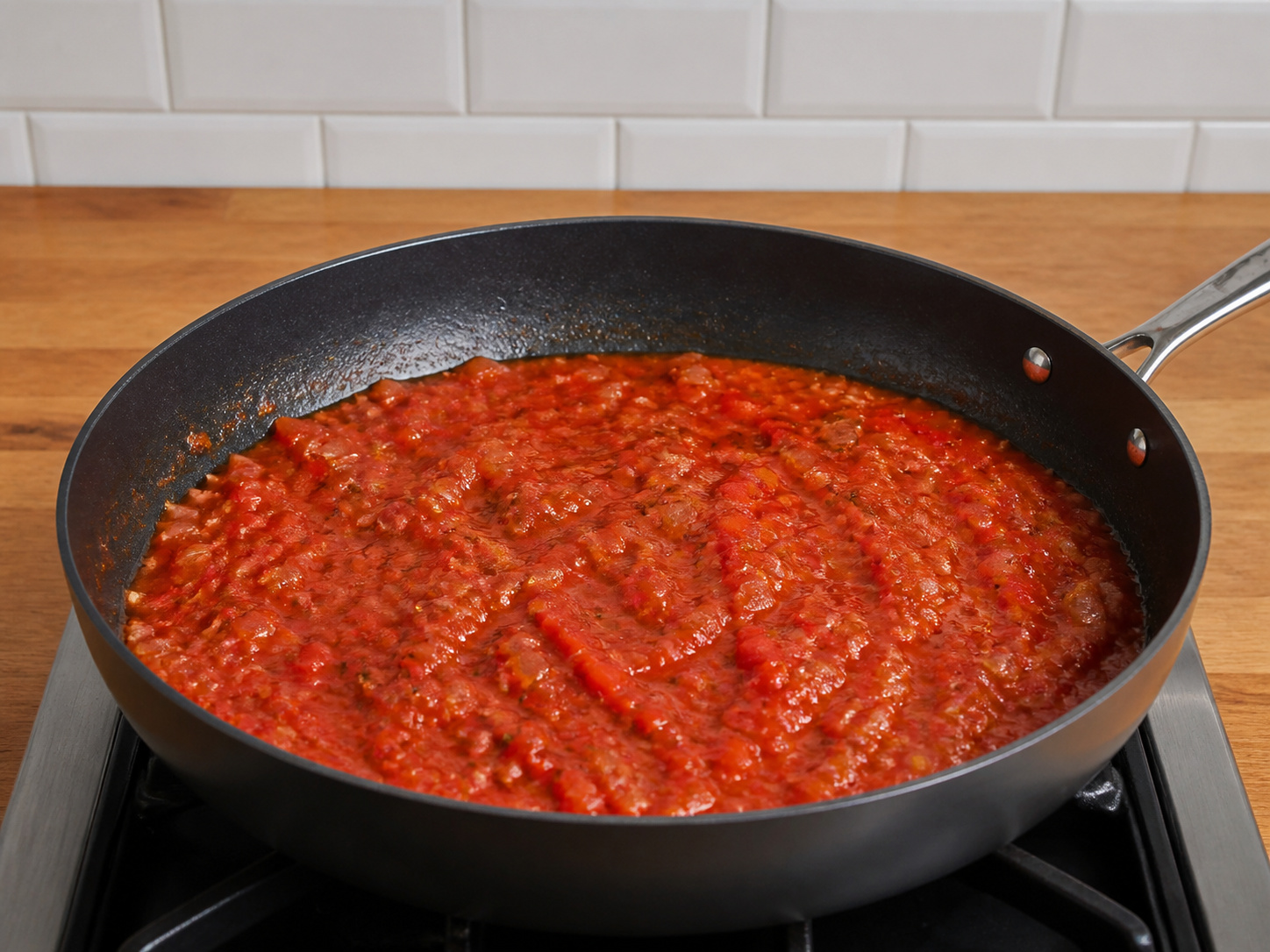 Mediterranean Shakshuka: Simmer gently