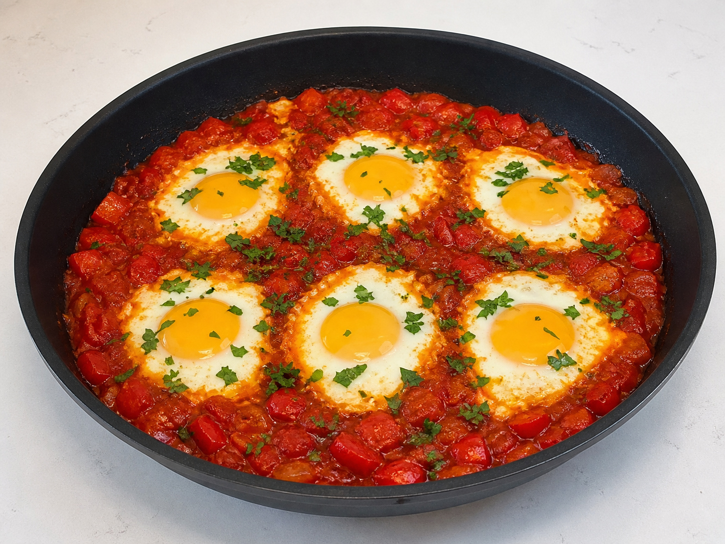 Mediterranean Shakshuka: Serve
