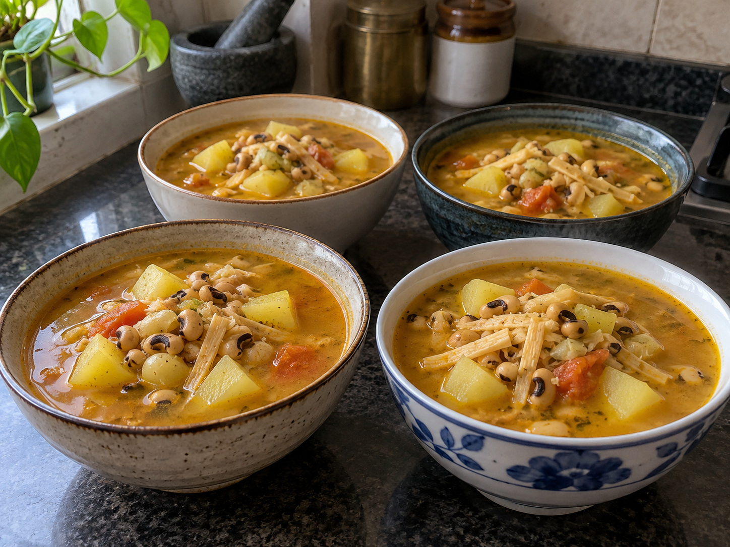 Nepali Aloo Tama — finished dish