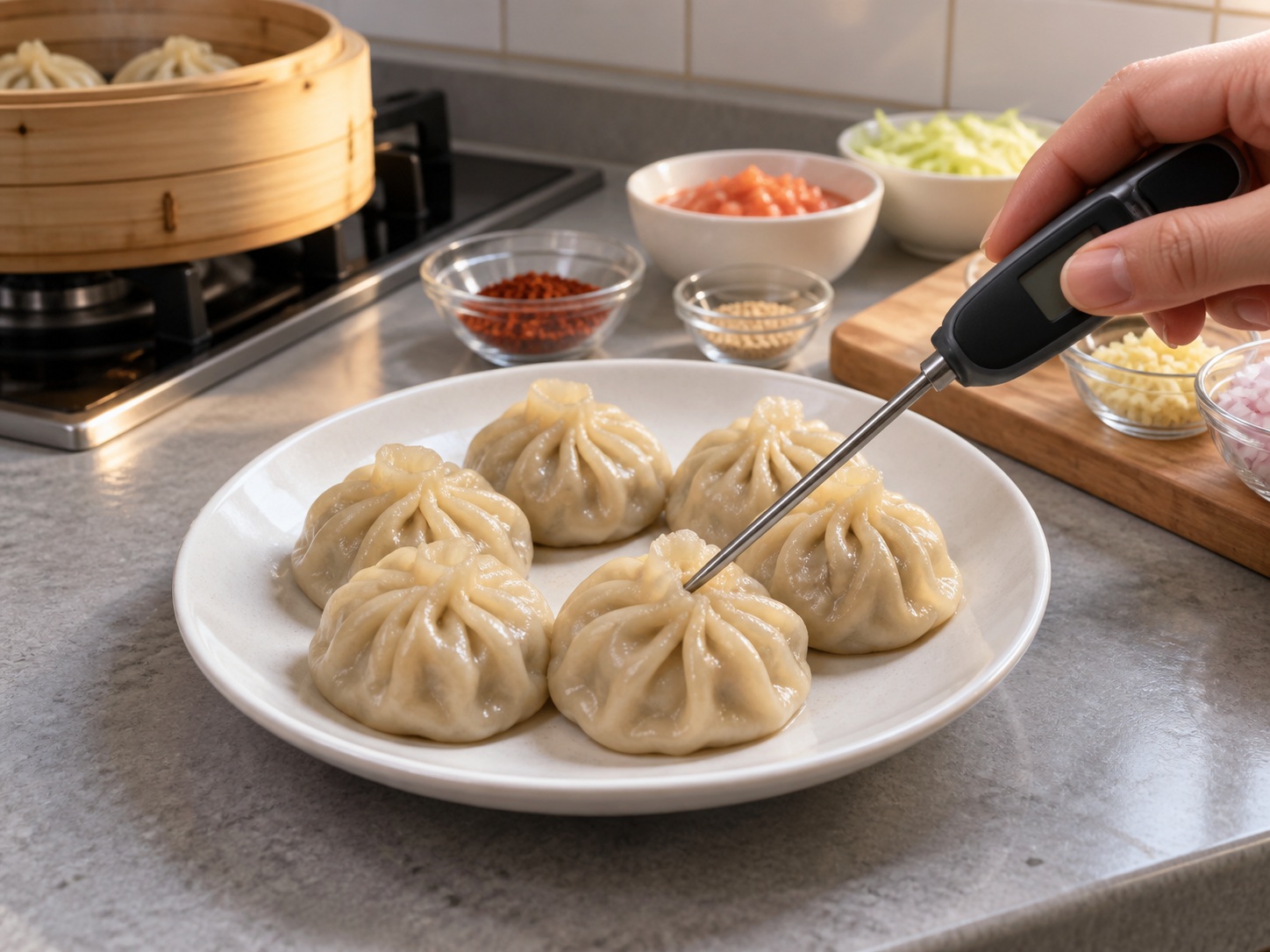 Nepali Chicken Momo — Suriin ang palaman