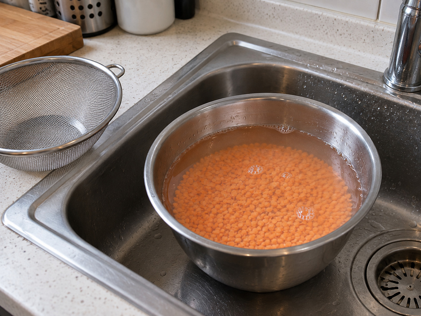 尼泊爾豆湯飯 Dal Bhat — 洗紅扁豆
