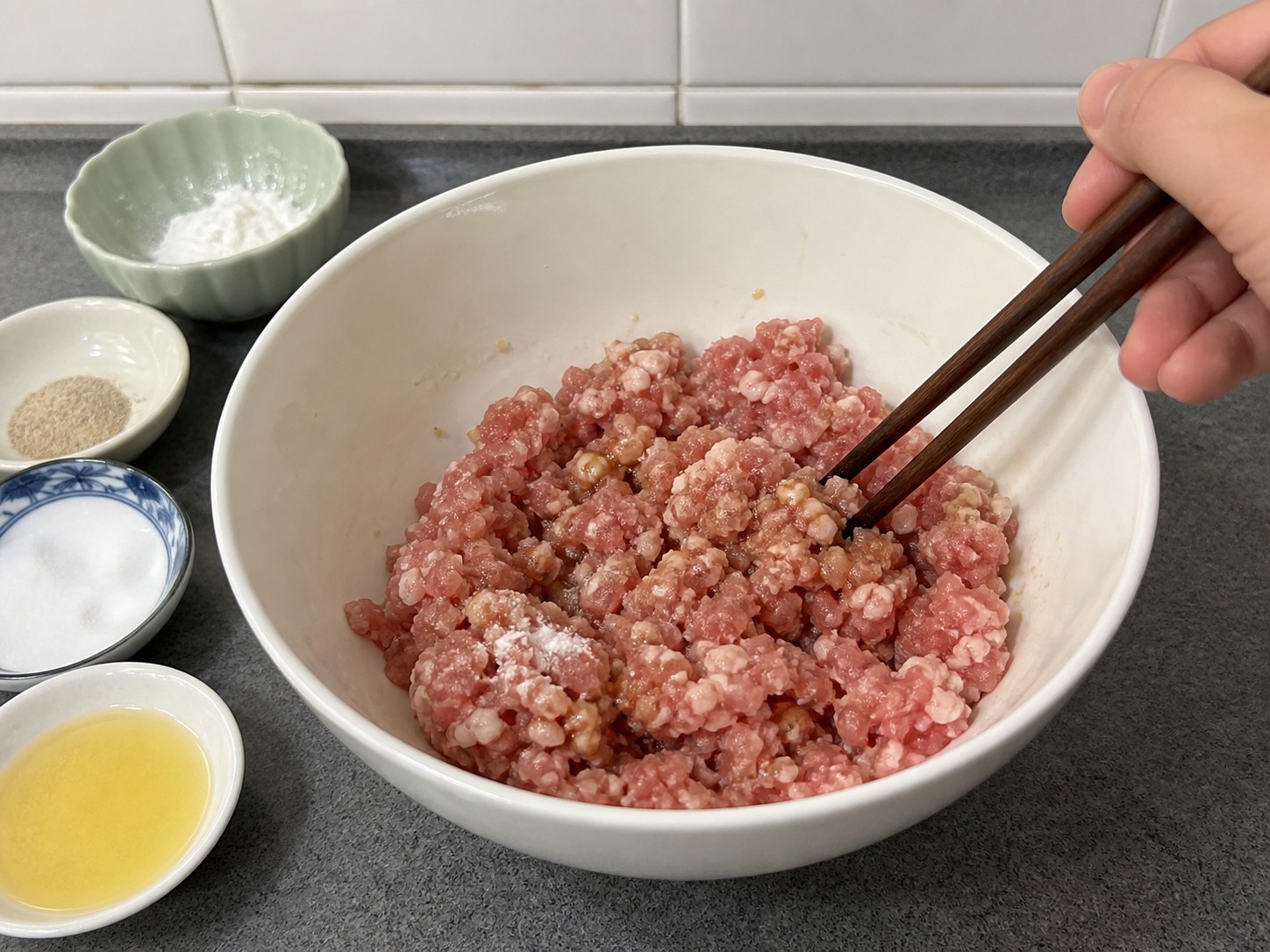 欖菜肉碎四季豆:醃肉碎