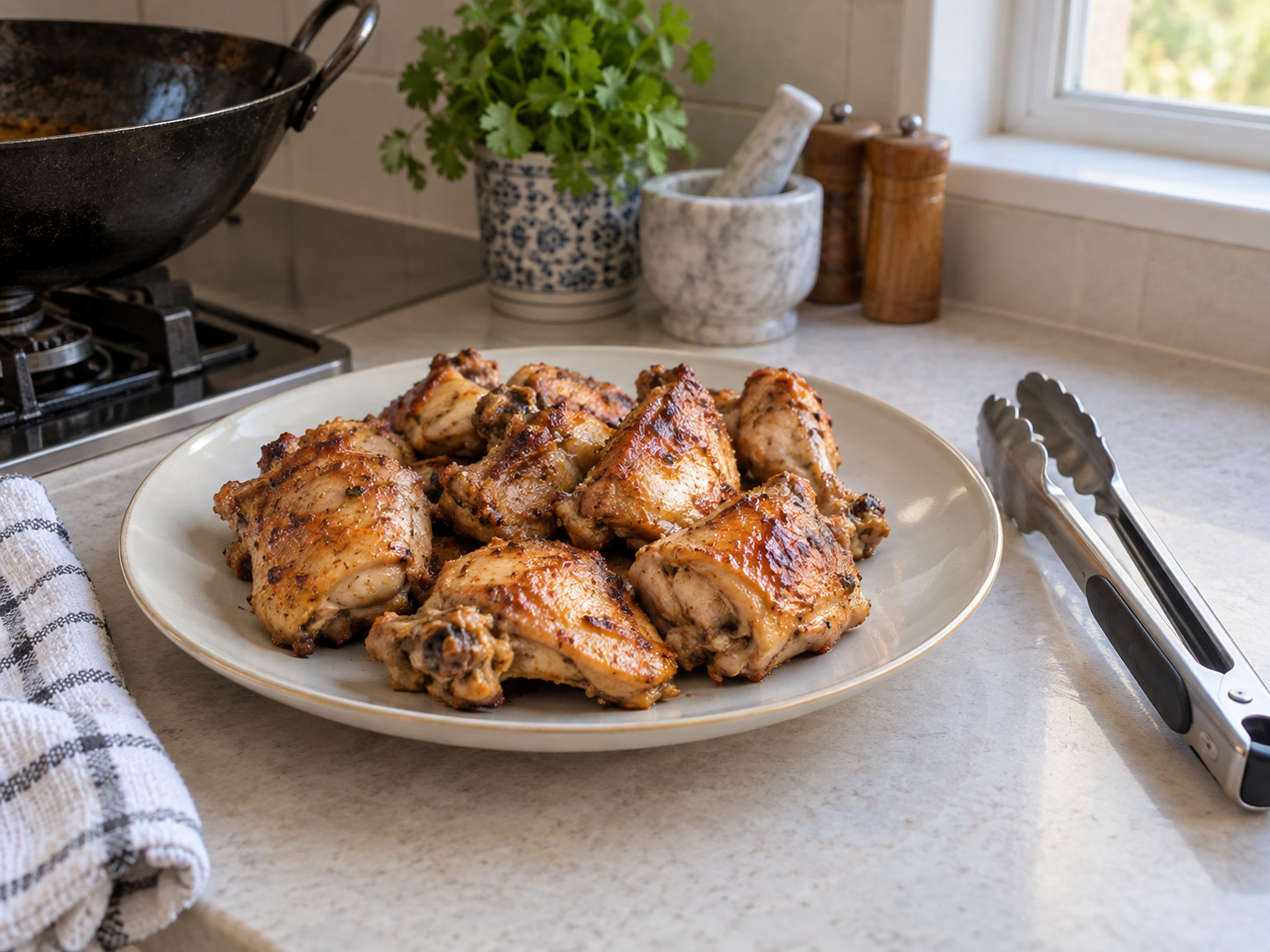 Pakistani Chicken Karahi — Alisin ang manok