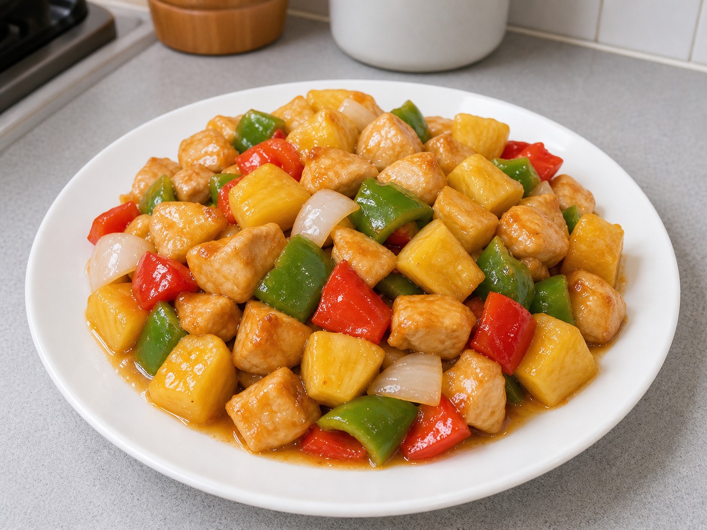 菠蘿雞丁 Pineapple Chicken Cubes