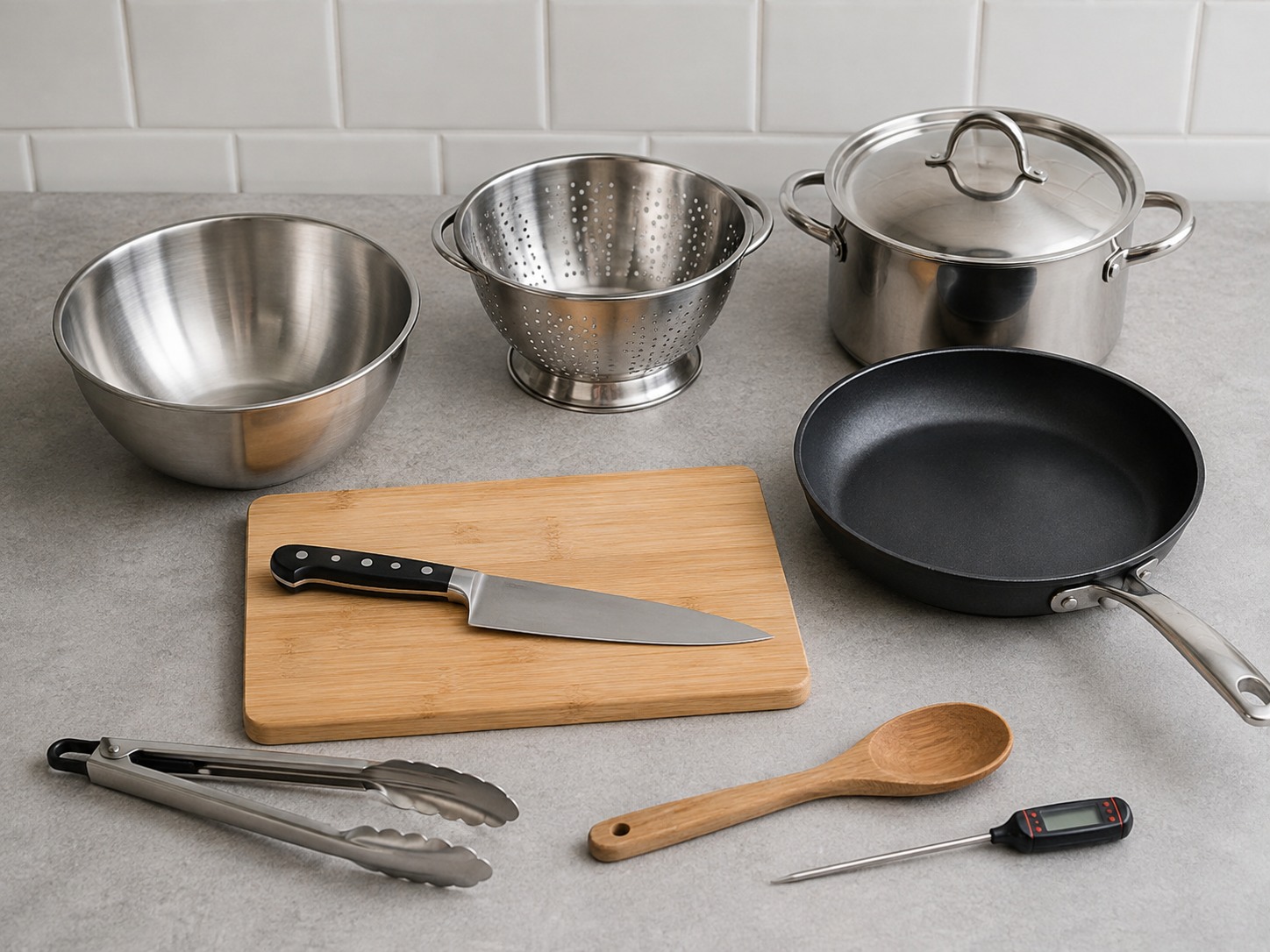 Portuguese Pork na may Halaan at Patatas — tools overview