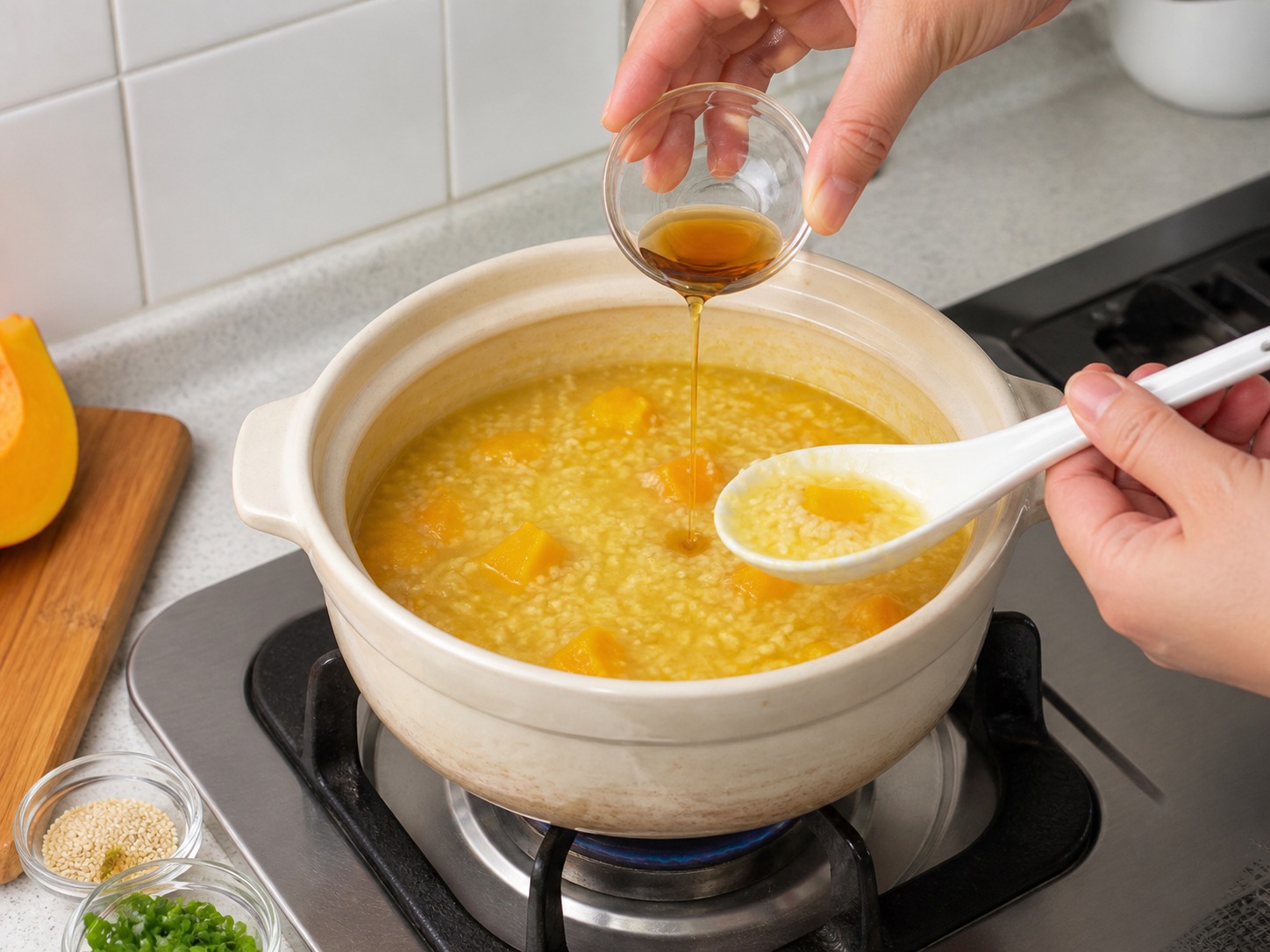 Bubur Jewawut Labu — langkah 11