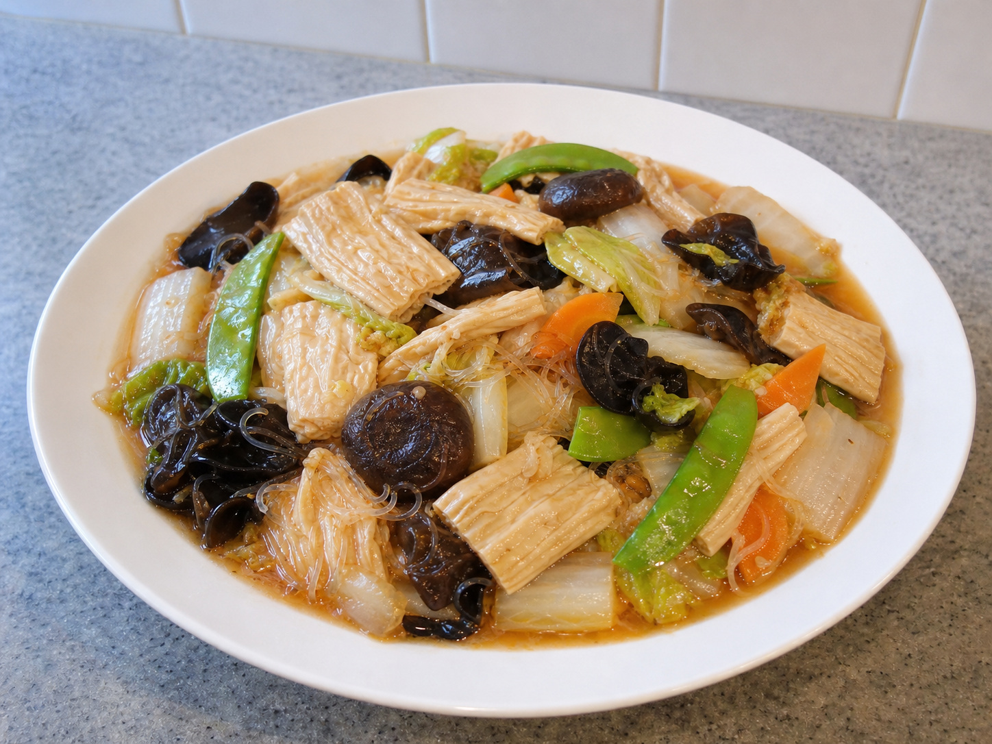 南乳炆齋 Braised Vegetables with Red Fermented Beancurd
