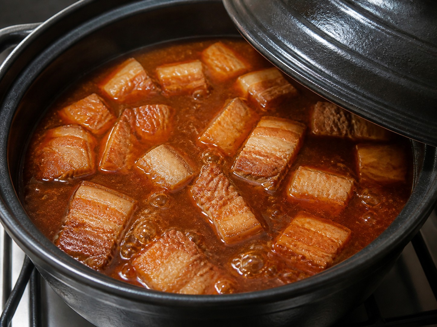 南乳炆蓮藕腩肉：先炆豬肉