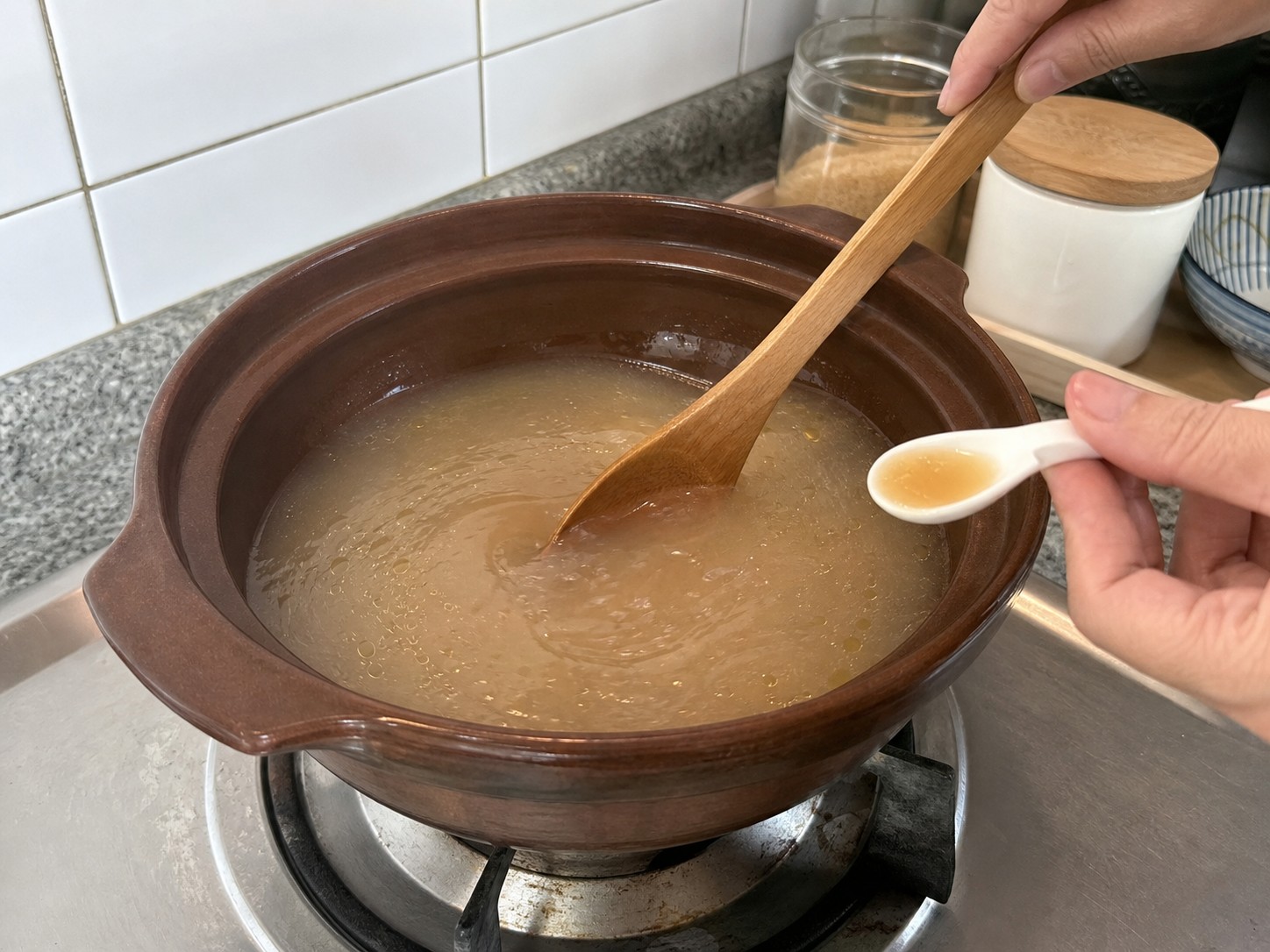 Salted Fish, Chicken and Tofu Pot — step 10