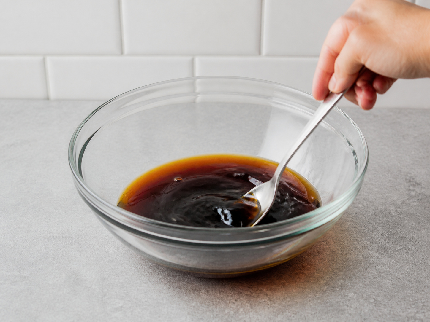 Shanghai Scallion Oil Noodles with Shredded Chicken — Make the soy dressing