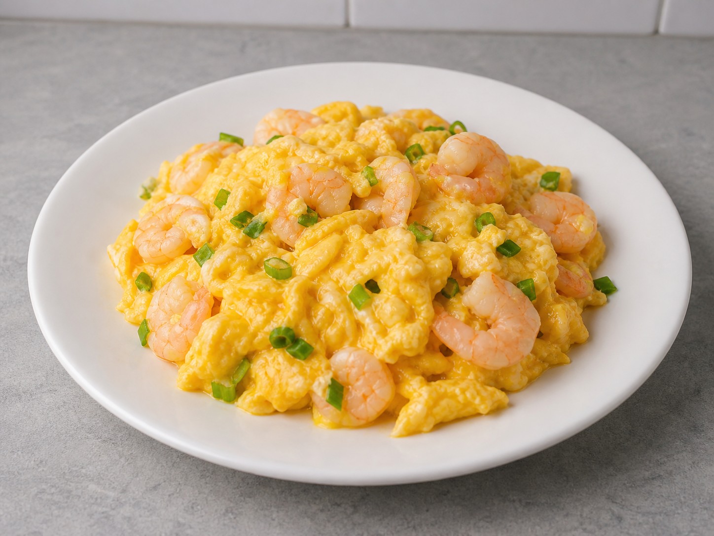 蝦仁炒滑蛋 Scrambled Eggs with Shrimp