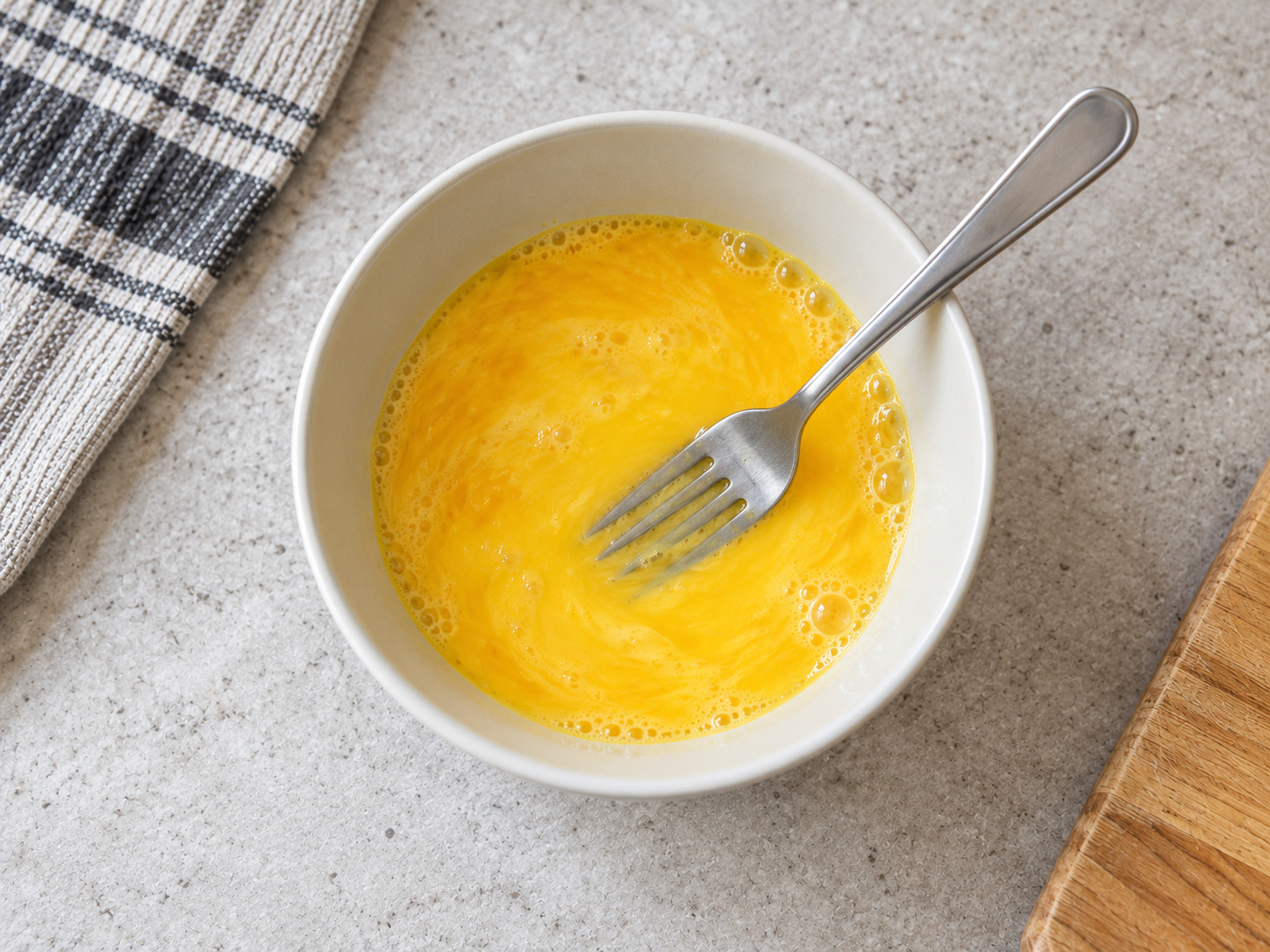 Sichuan Hot and Sour Soup — Beat eggs