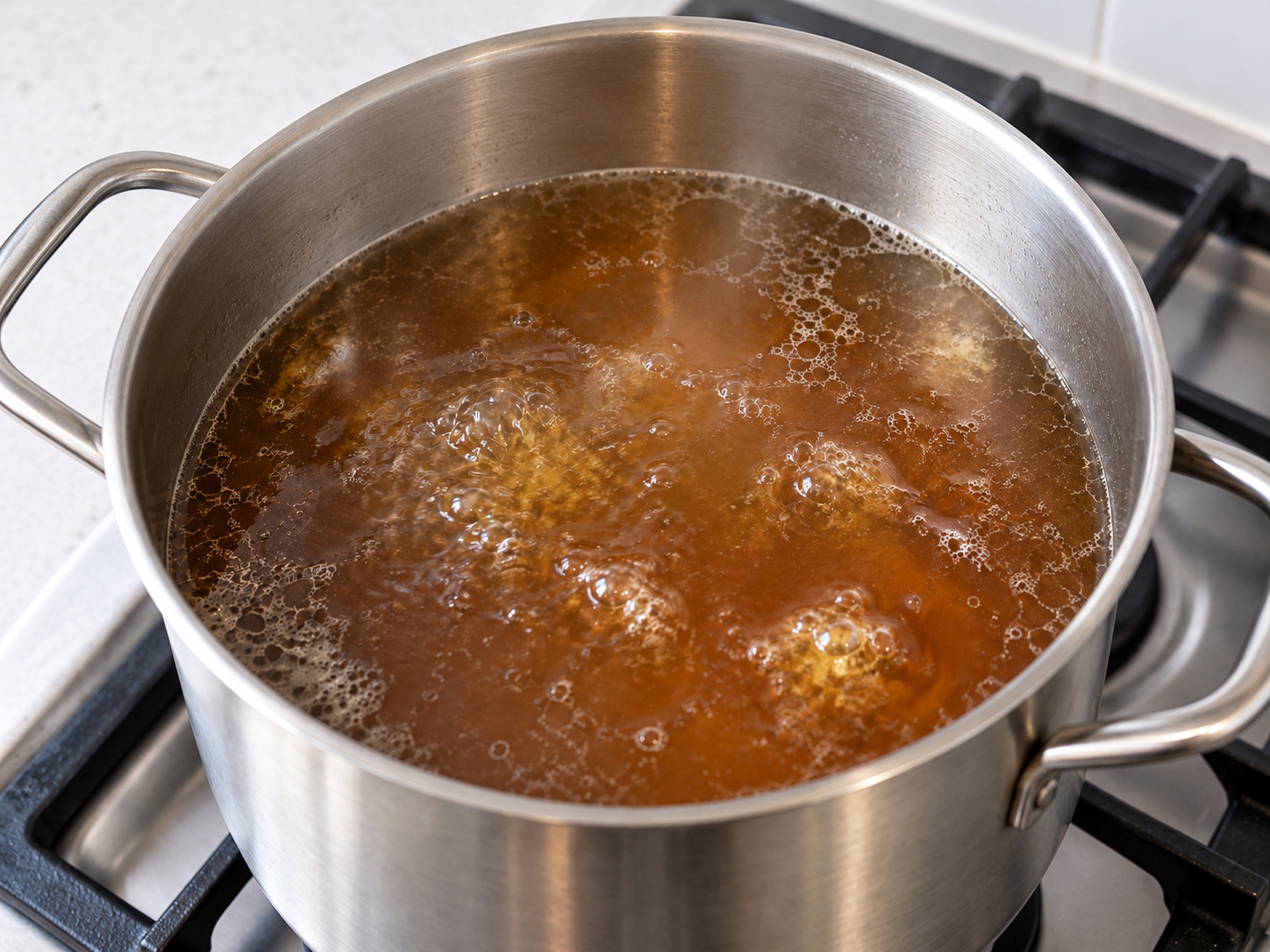 Sichuan Hot and Sour Soup — Boil the stock