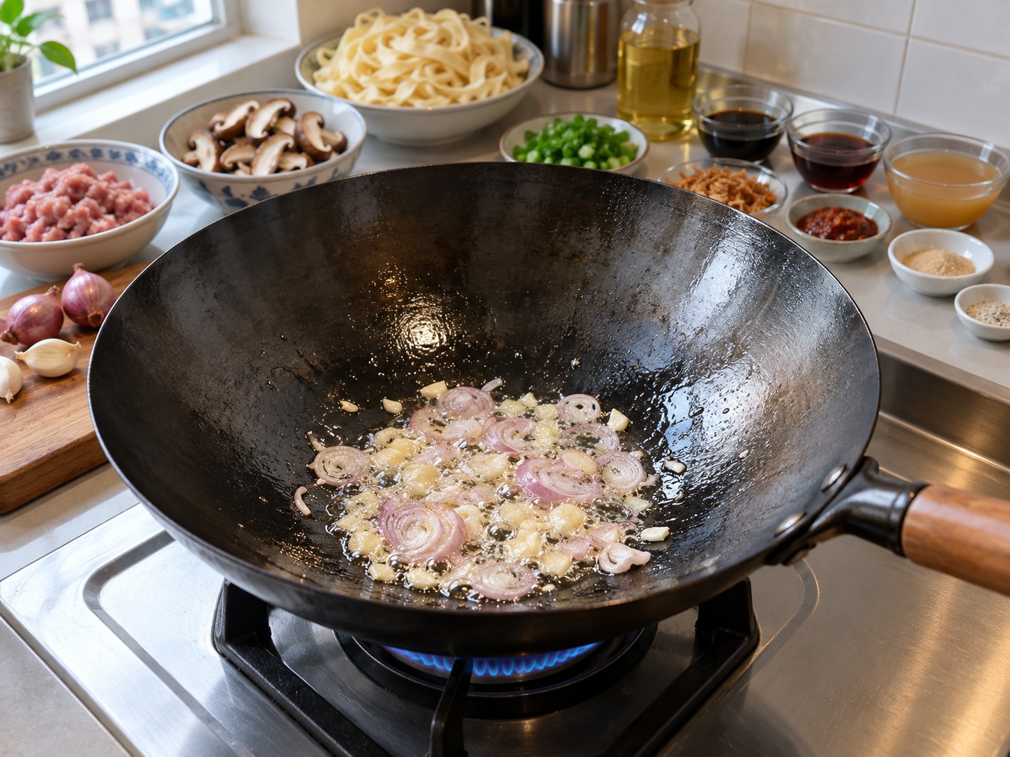 新加坡肉脞麵 Bak Chor Mee — 中式鑊加油